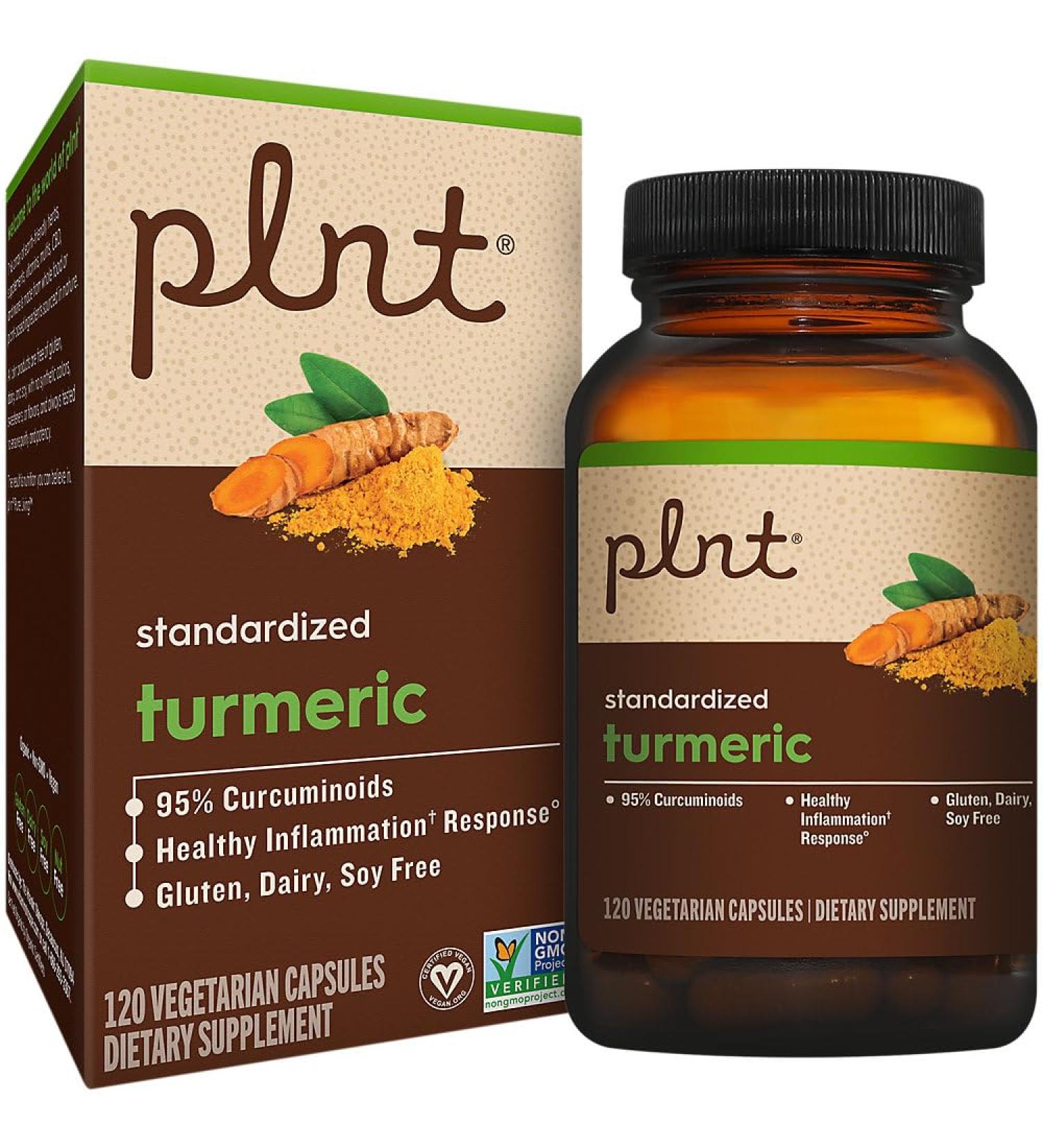 Turmeric with 95% Curcuminoids a Supports a Healthy Inflammation Response a 450 MG (120 Vegetarian Capsules) - Buy Online on GoSupps.com