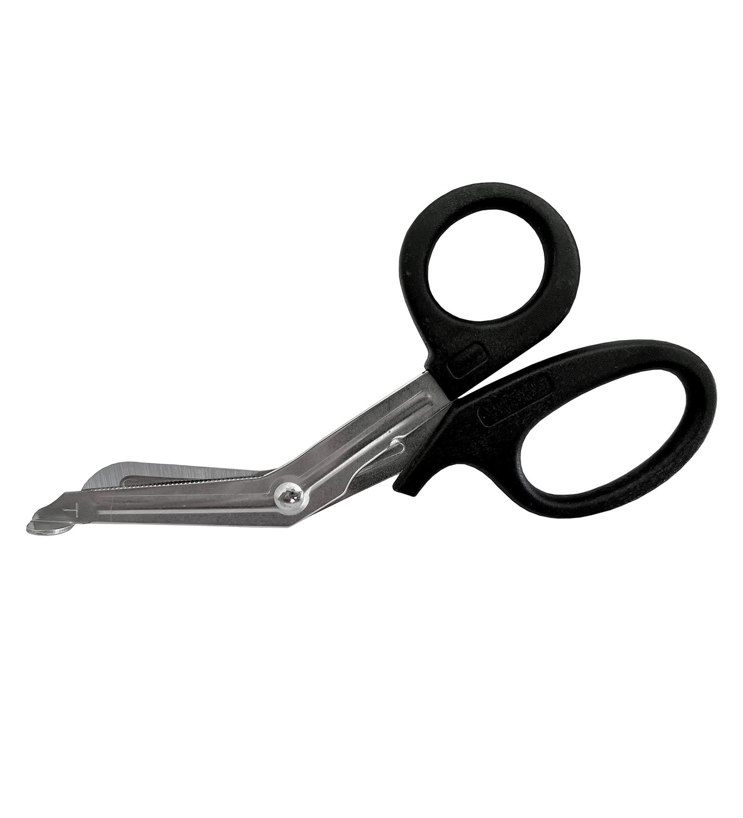Buy First Aid Scissors - 19.5 cm Knee-Bent Bandage Lister Rescue Scissors for Emergency Care - Buy Online on GoSupps.com