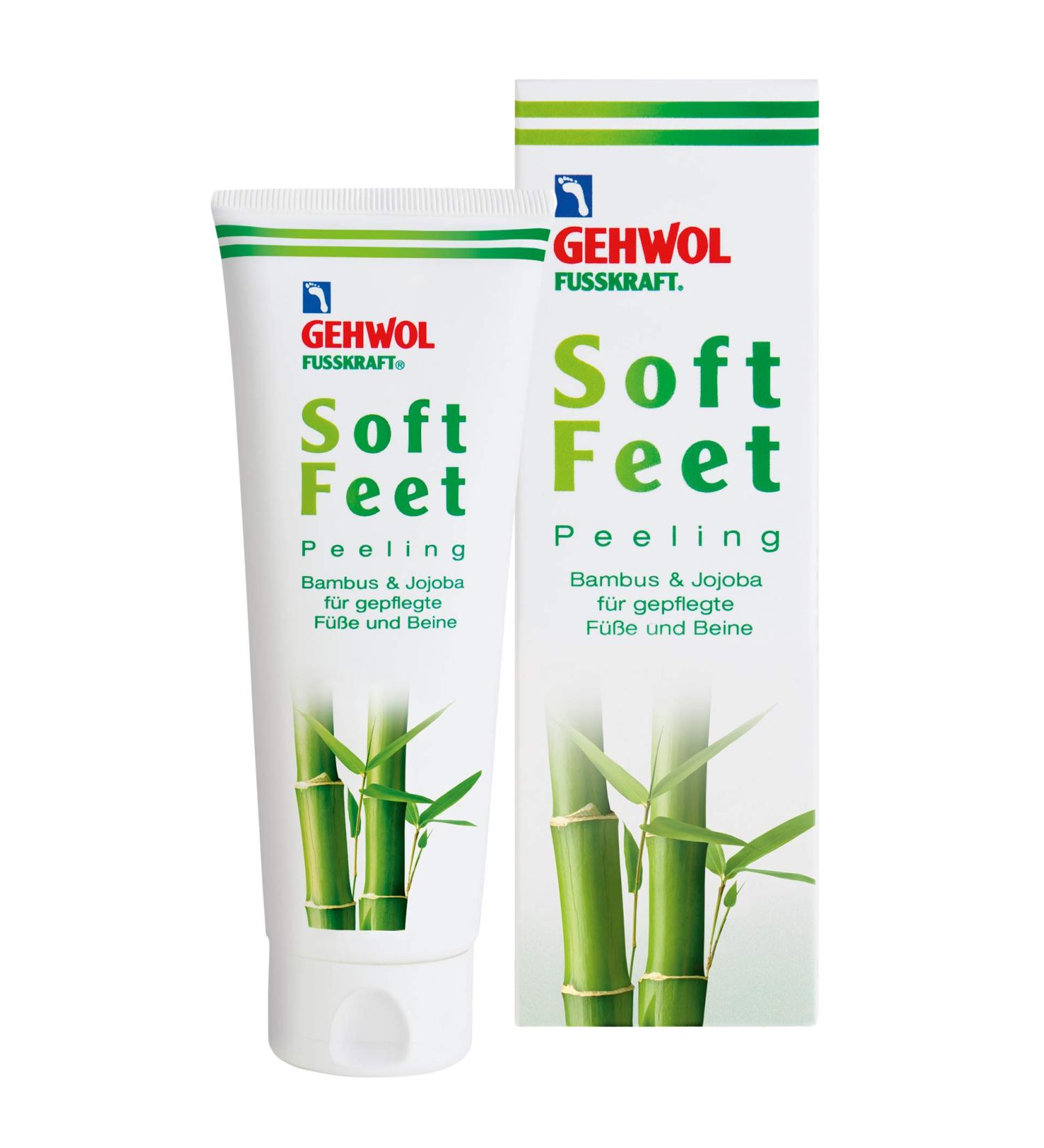 Fusskraft Soft Feet Foot Scrub With Bamboo Jojoba 125 ml (Pack of 1)