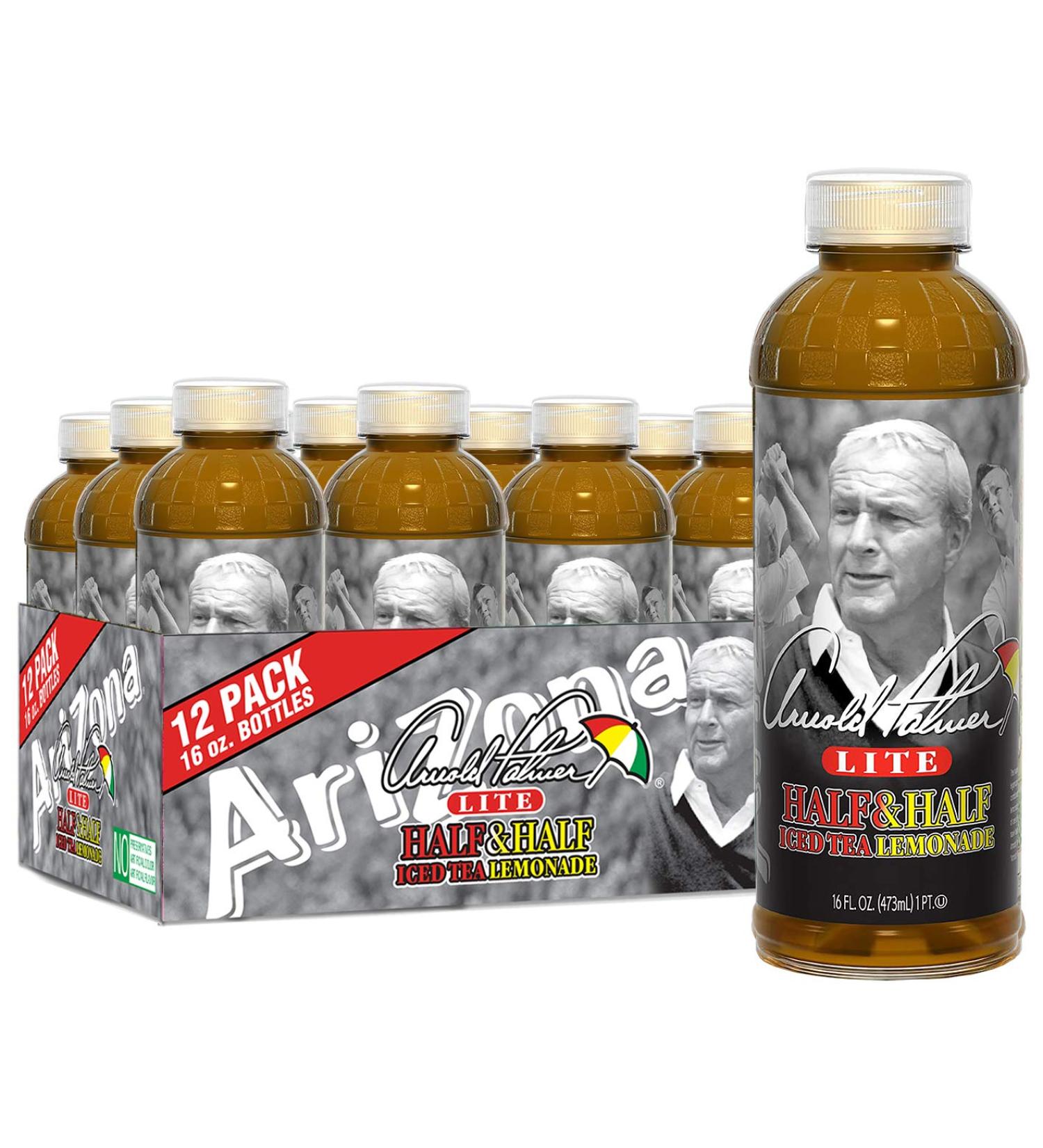 Arizona Premium Brewed Arnold Palmer Bottled Tea 16oz 12-Pack | Refreshing Beverage - Buy Online on GoSupps.com