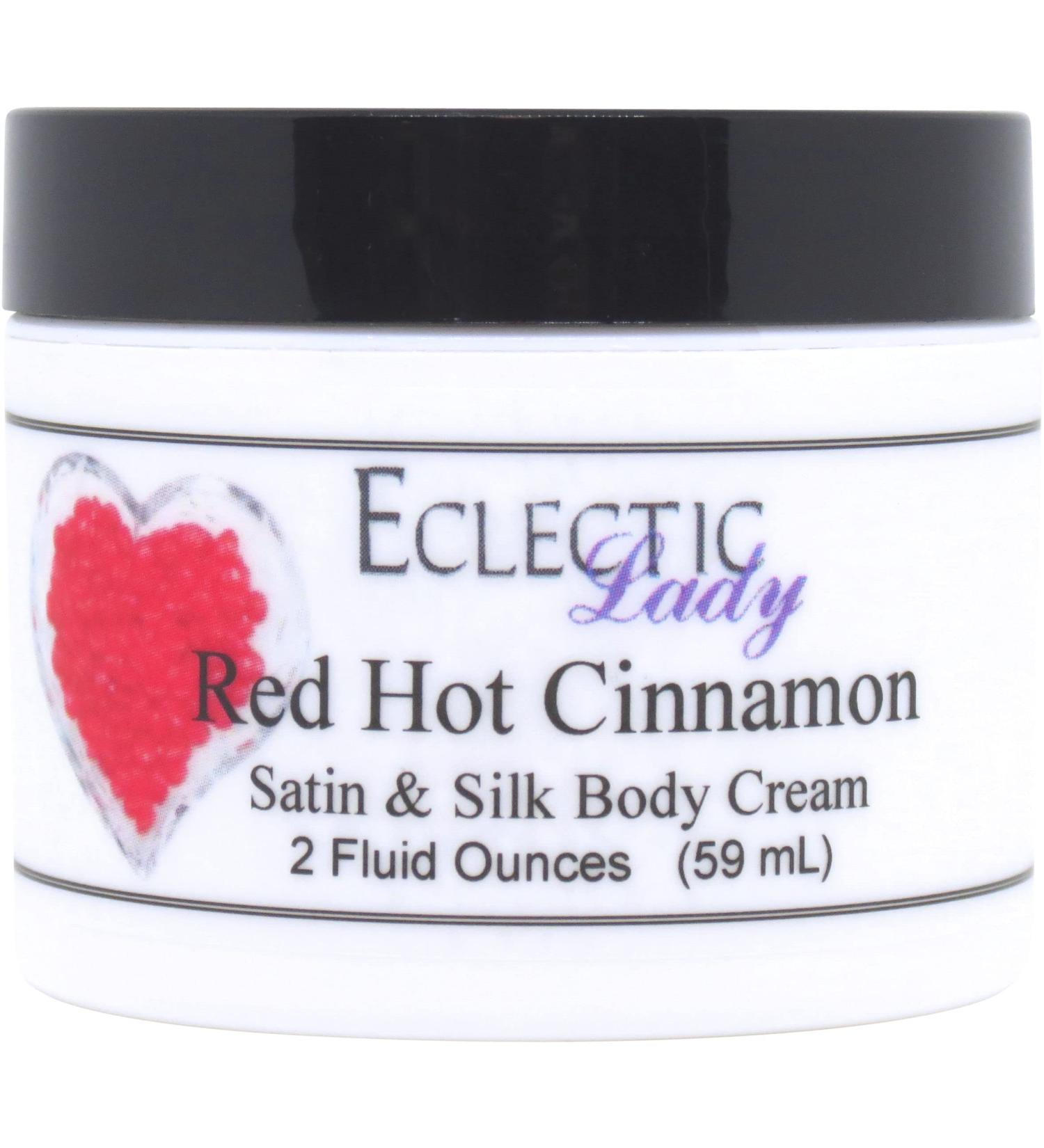 Buy Eclectic Lady Red Hot Cinnamon Body Cream - 2oz Satin & Silk Lotion Phthalate-Free Handcrafted in USA - Buy Online on GoSupps.com