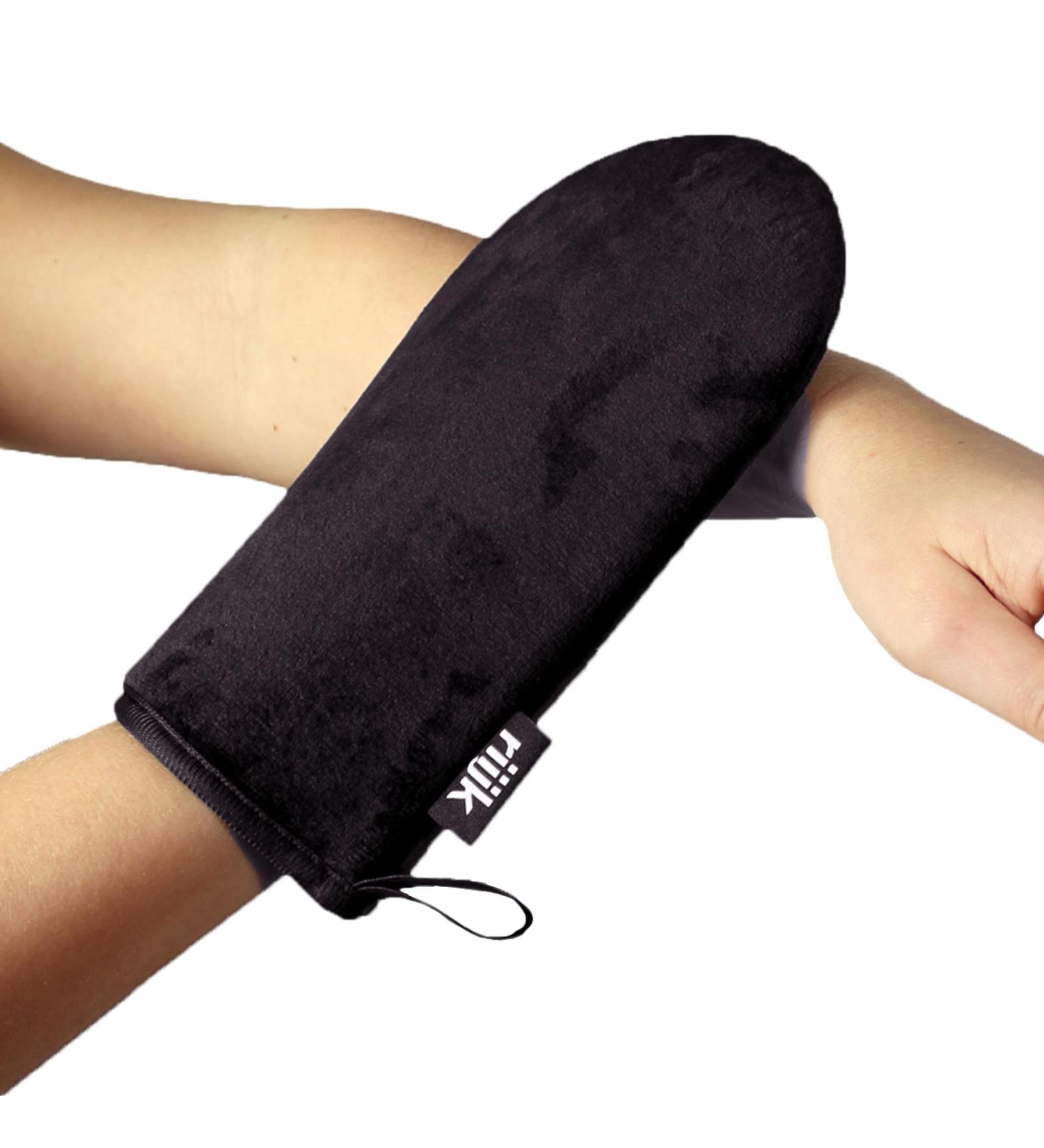 Self-Tan Glove for Cream & Peeling | Strip-Free Browning Glove | Washable Black | Perfect Tanning Accessory - Buy Online on GoSupps.com