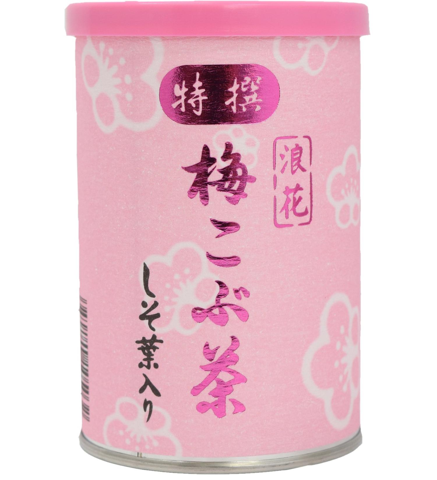 Shiso leaf-filled specialties Naniwa plum kelp tea (80g canned). Kishu plum and kelp stunning collaboration of perilla! Is fragrant beverages Overseas Delivery  - Buy Online on GoSupps.com