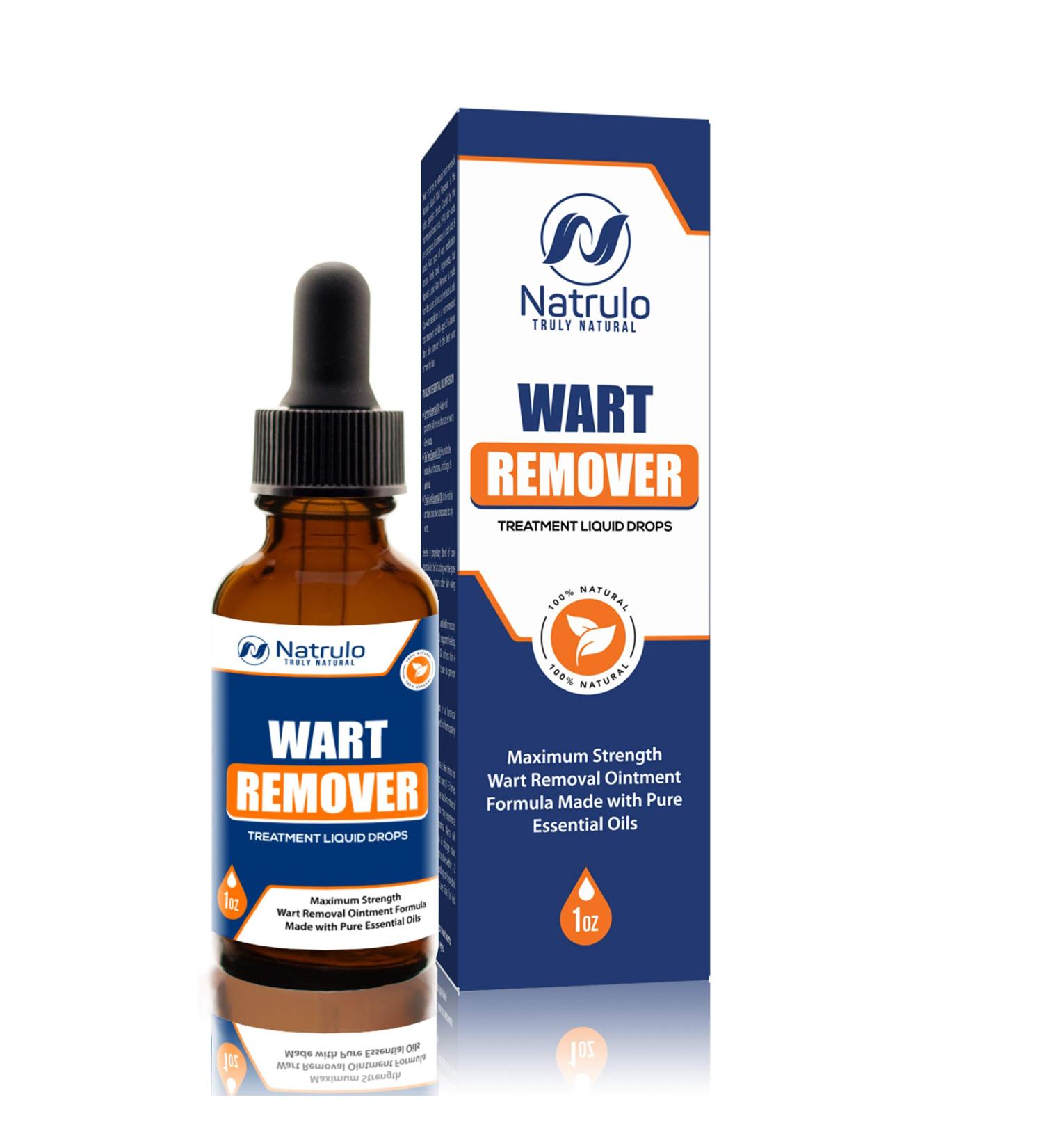 Natural Wart Remover Treatment Liquid - Fast & Safe for Kids - Maximum Strength with Essential Oils - No Pain or Scarring - Easy to Use on Face, Neck, Body, Hands & Feet - Buy Online on GoSupps.com