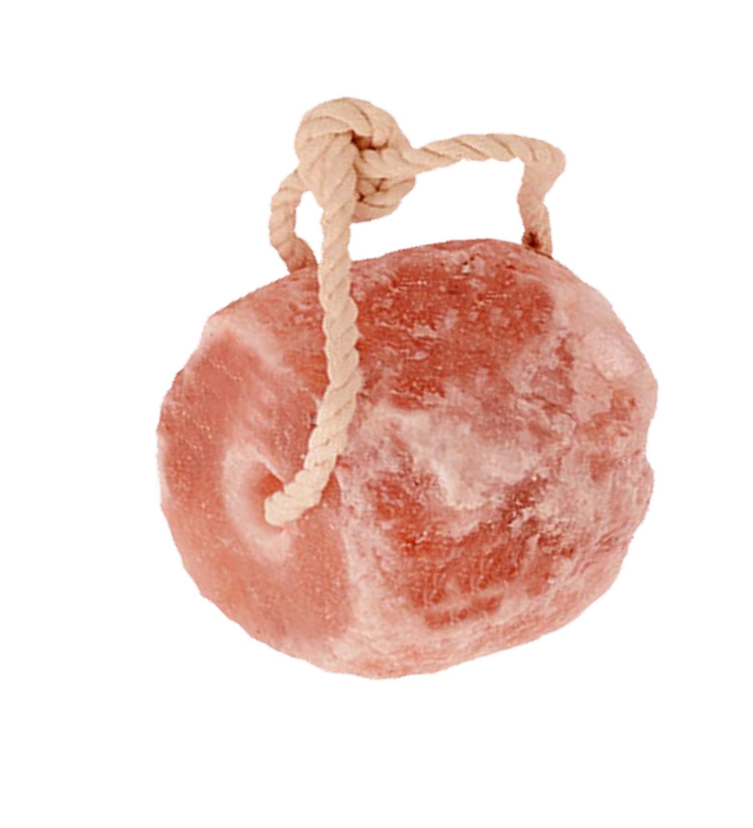Animal Salt Lick for Horses Natural Pink Salt Suitable All type Animal Natural shape salt lick 1.3kg-1.5kg with strong hanging rope