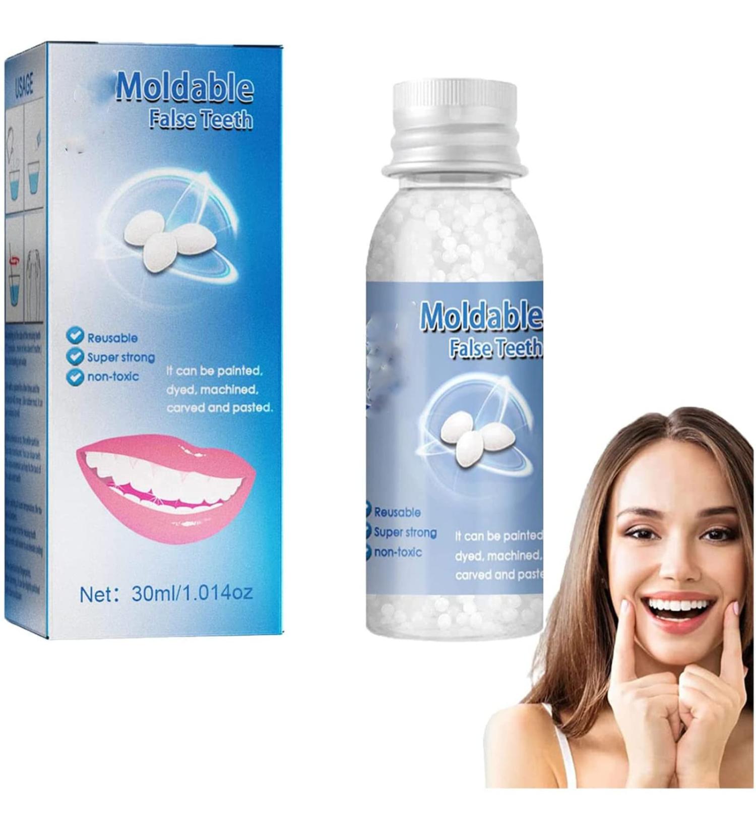  Anshka Tooth Repair Beads for Everyone Temporary Tooth Repair Kit Thermal Beads for Filling Fix the Missing and Broken Tooth Restore a Confident Smile 30ml1pcs - Buy Online on GoSupps.com