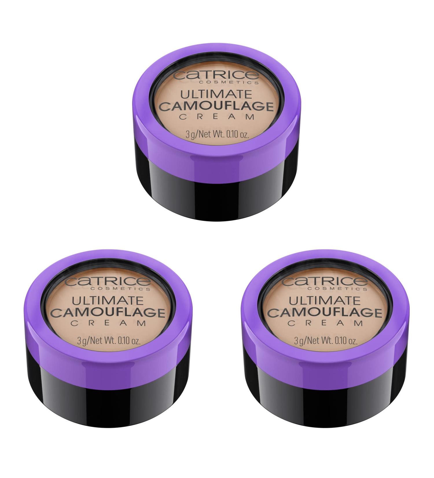 Catrice Ultimate Camouflage Cream - Non-Comedogenic Concealer Pack of 3 (3x3g) - No. 040 W Toffee - International Shipping Available - Buy Online on GoSupps.com