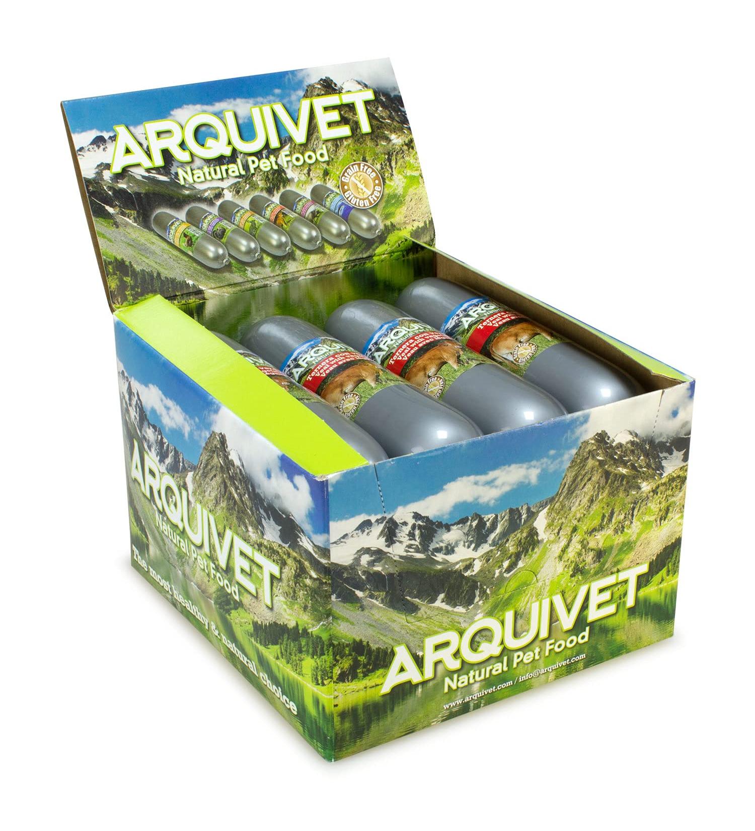 Arquivet Natural Wet Food 500g Beef with Vegetables (Pack of 12) - Buy Online on GoSupps.com