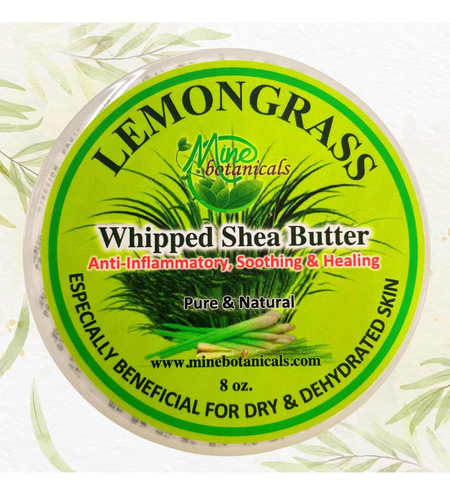 Mine Botanicals Lemongrass Whipped Shea Butter - Nourishing Body Moisturizer - Buy Online on GoSupps.com