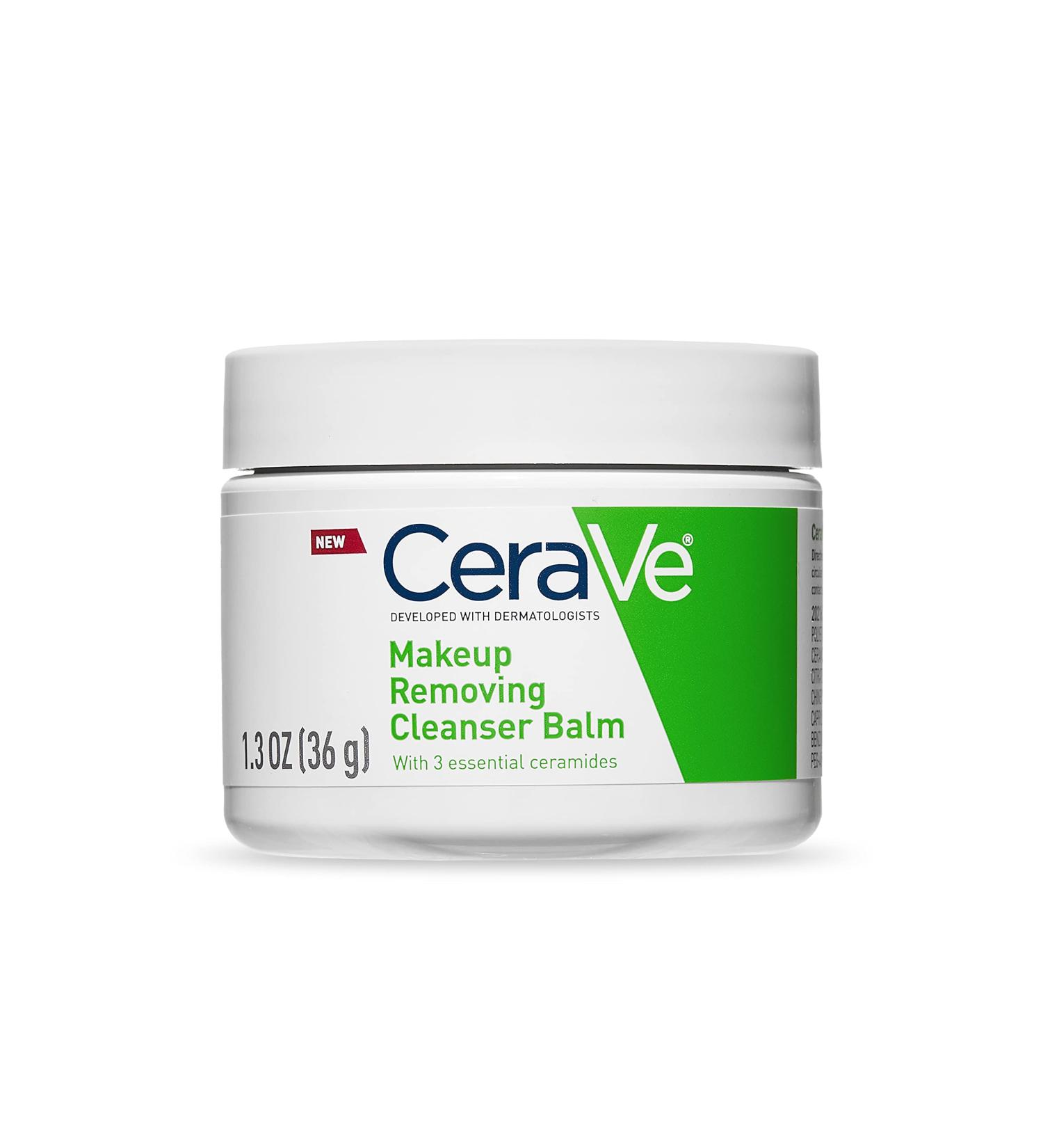 CeraVe Cleansing Balm | Hydrating Makeup Remover with Ceramides & Jojoba Oil | Non-Comedogenic & Fragrance-Free | 1.3 oz - Buy Online on GoSupps.com
