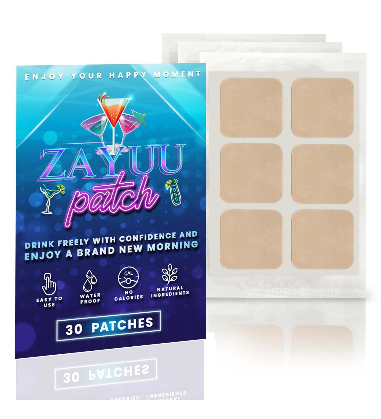 Hangover Patch - Waterproof After Party Recovery Pads | Natural Formula | Men & Women - 30 Pack - Buy Online on GoSupps.com