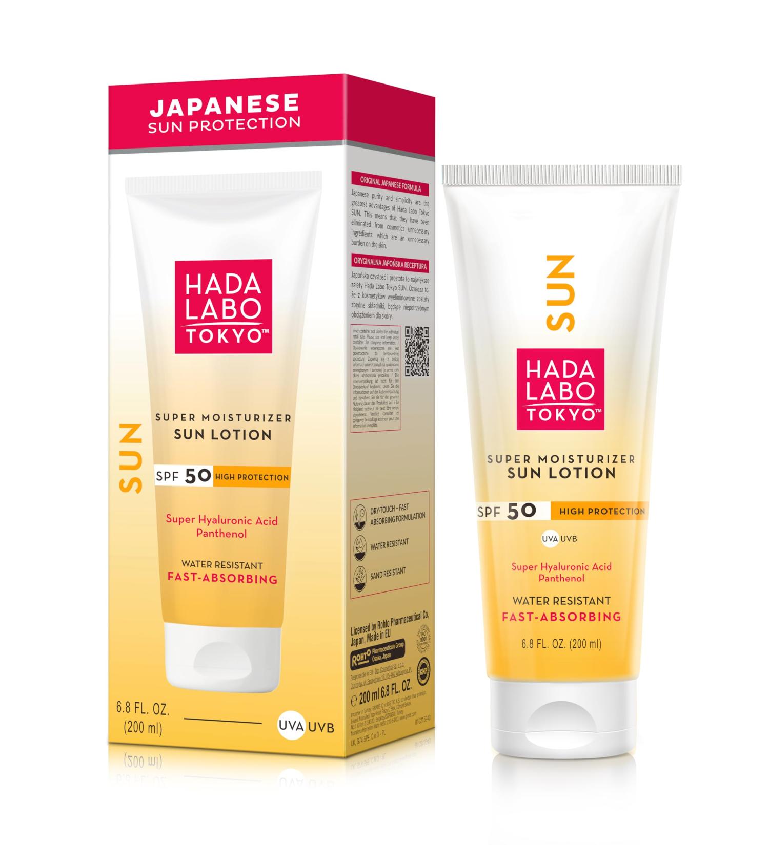 Hada Labo Tokyo sun body lotion SPF 50 - Buy Online on GoSupps.com