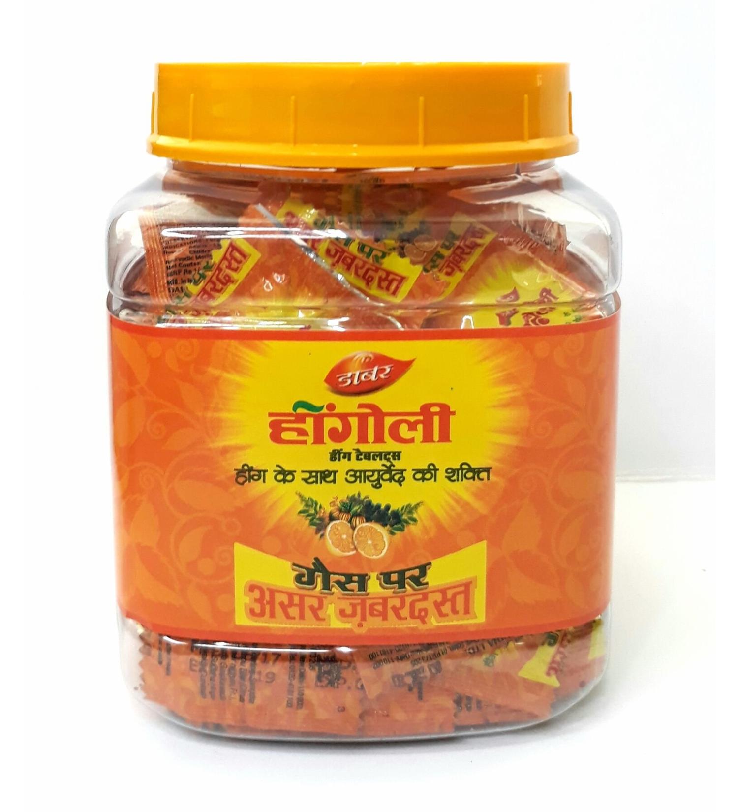 Dabur Hingoli - 120 Sachet Jar (4 Tablets)