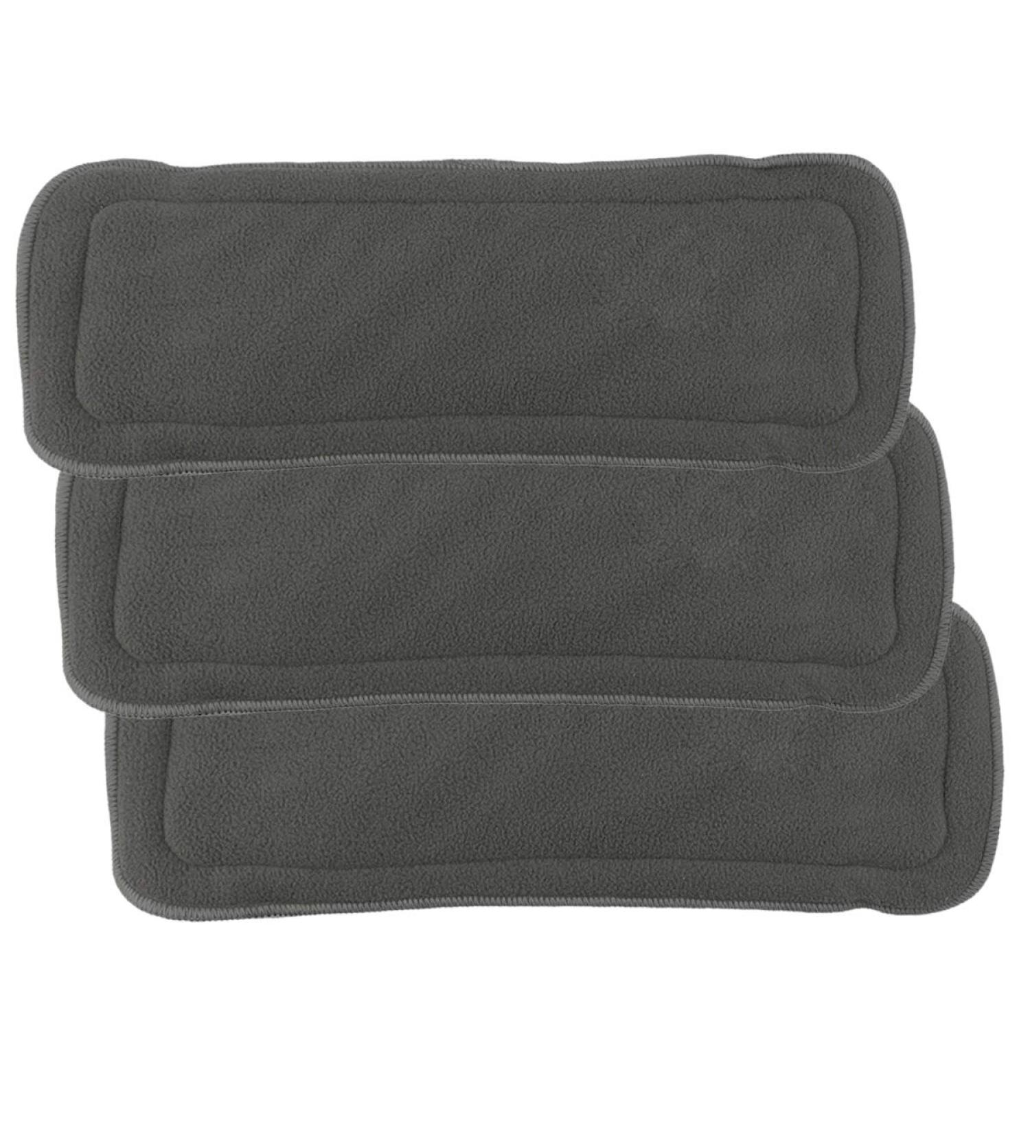 Happy Cherry Baby Diapers - Washable Reusable Bamboo Cloth Diaper Set of 3 - Soft Fabric | Eco-Friendly Black Baby Diapers - Buy Online on GoSupps.com