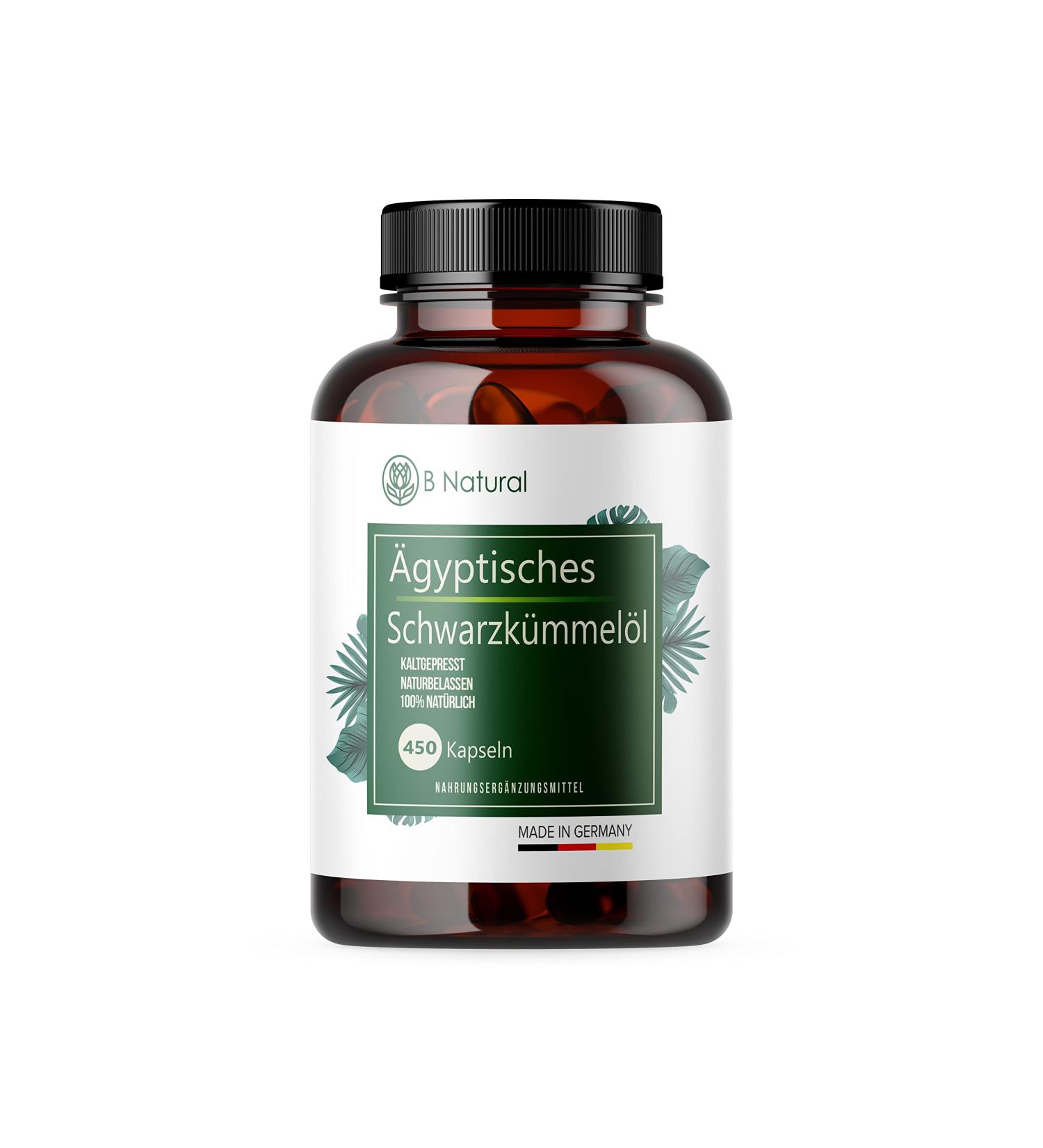 Black Cumin Oil Capsules - 450 ct 3000mg per Day High in Essential Fatty Acids 83.6% Vitamin E Cold-Pressed Halal & Kosher - Egyptian Quality - Buy Online on GoSupps.com