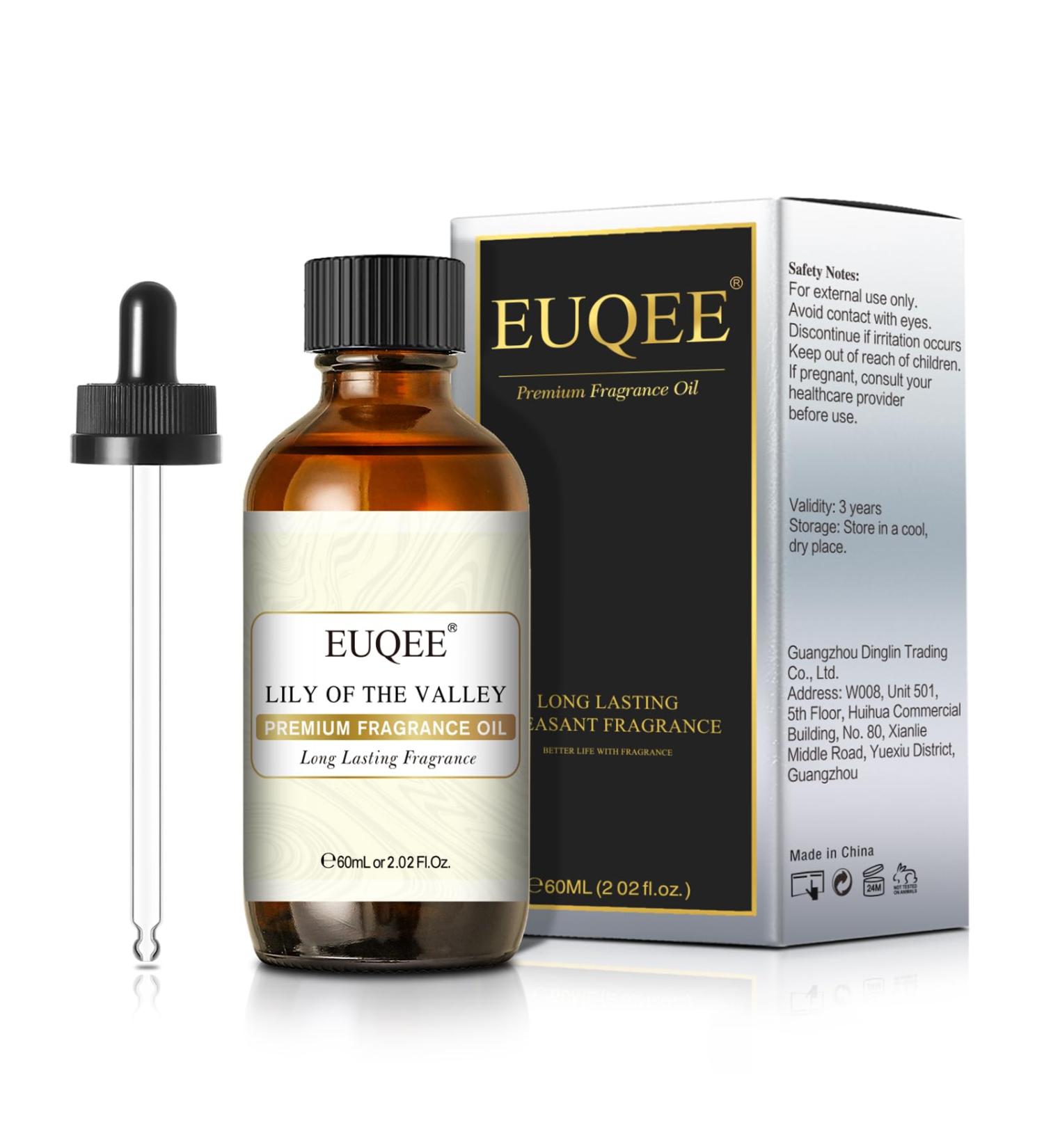 Lily of The Valley Fragrance Oil 60ml - Essential Oil for Diffusers & Candle Making - Aromatherapy Scent - 60.00 ml (Pack of 1) - Buy Online on GoSupps.com