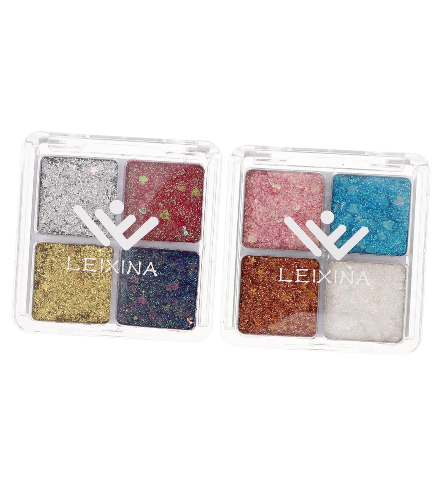NULYLU 2pcs Glitter Eye Makeup Eyeshadow for Women Eyeshadows Sparkly Eyeshadow Eye Shadow for Women - Buy Online on GoSupps.com