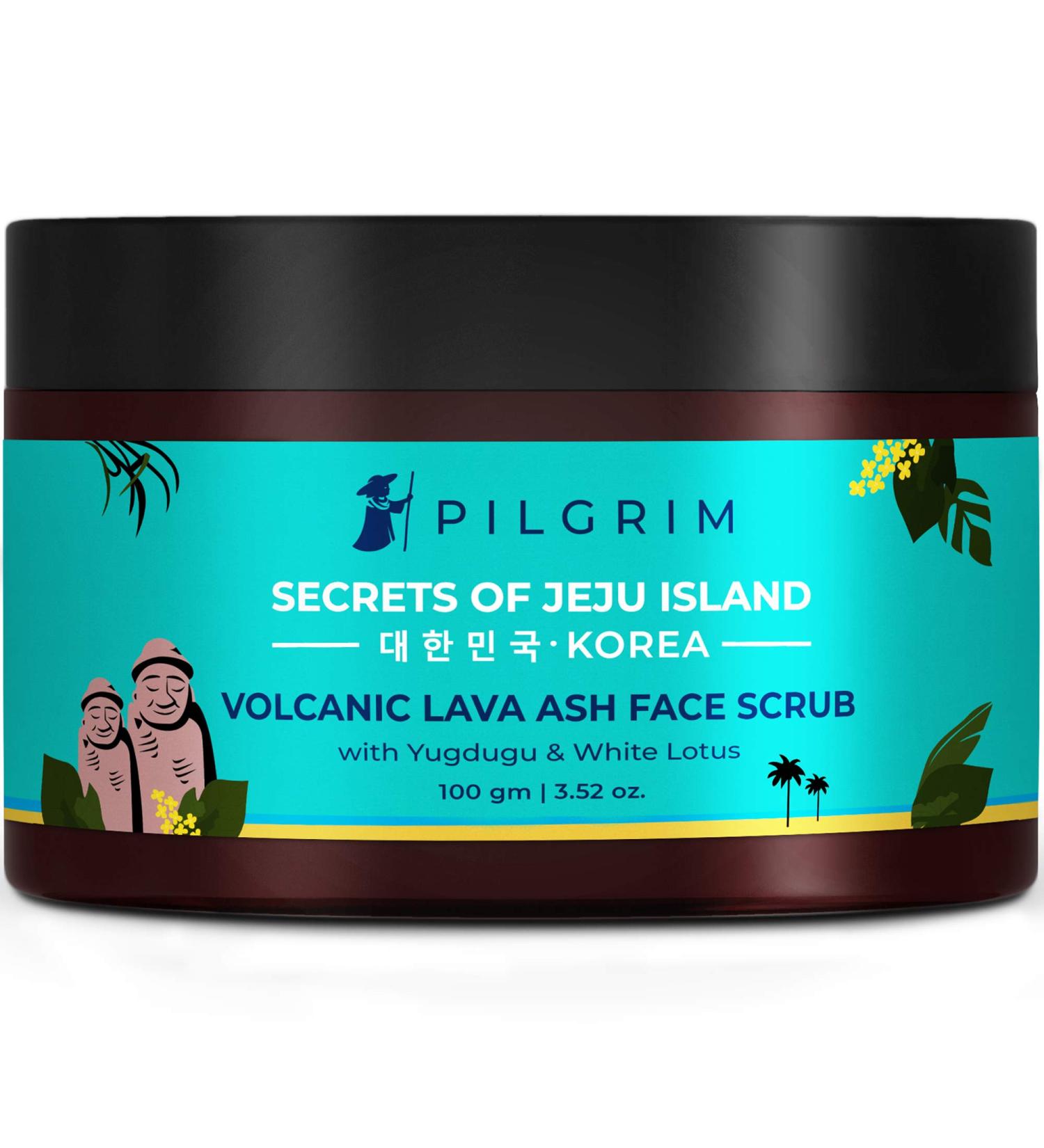 Pilgrim Face Scrub for De Tan & Exfoliation - Korean Beauty for All Skin Types | 100g - Buy Online on GoSupps.com