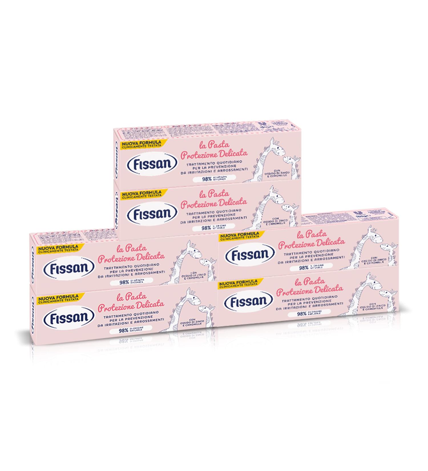 Fissan Soft Protective Paste - Soothing Treatment for Irritation and Redness - 6 x 100g