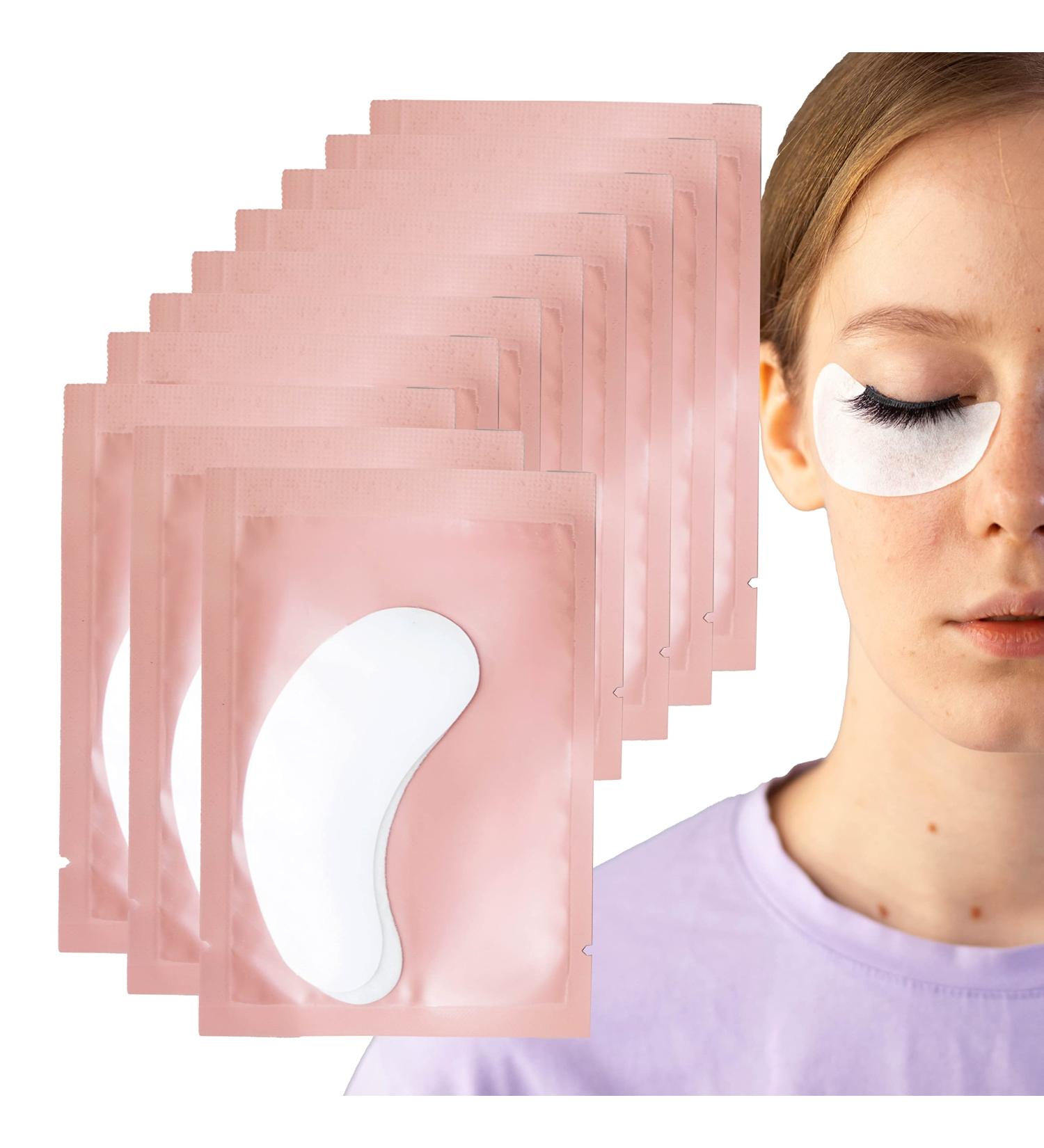 50 Pairs Hydrogel Under Eye Pads - Perfect for Eyelash Extensions & Makeup | DIY Eye Gel Patches for All Eye Shapes - Buy Online on GoSupps.com