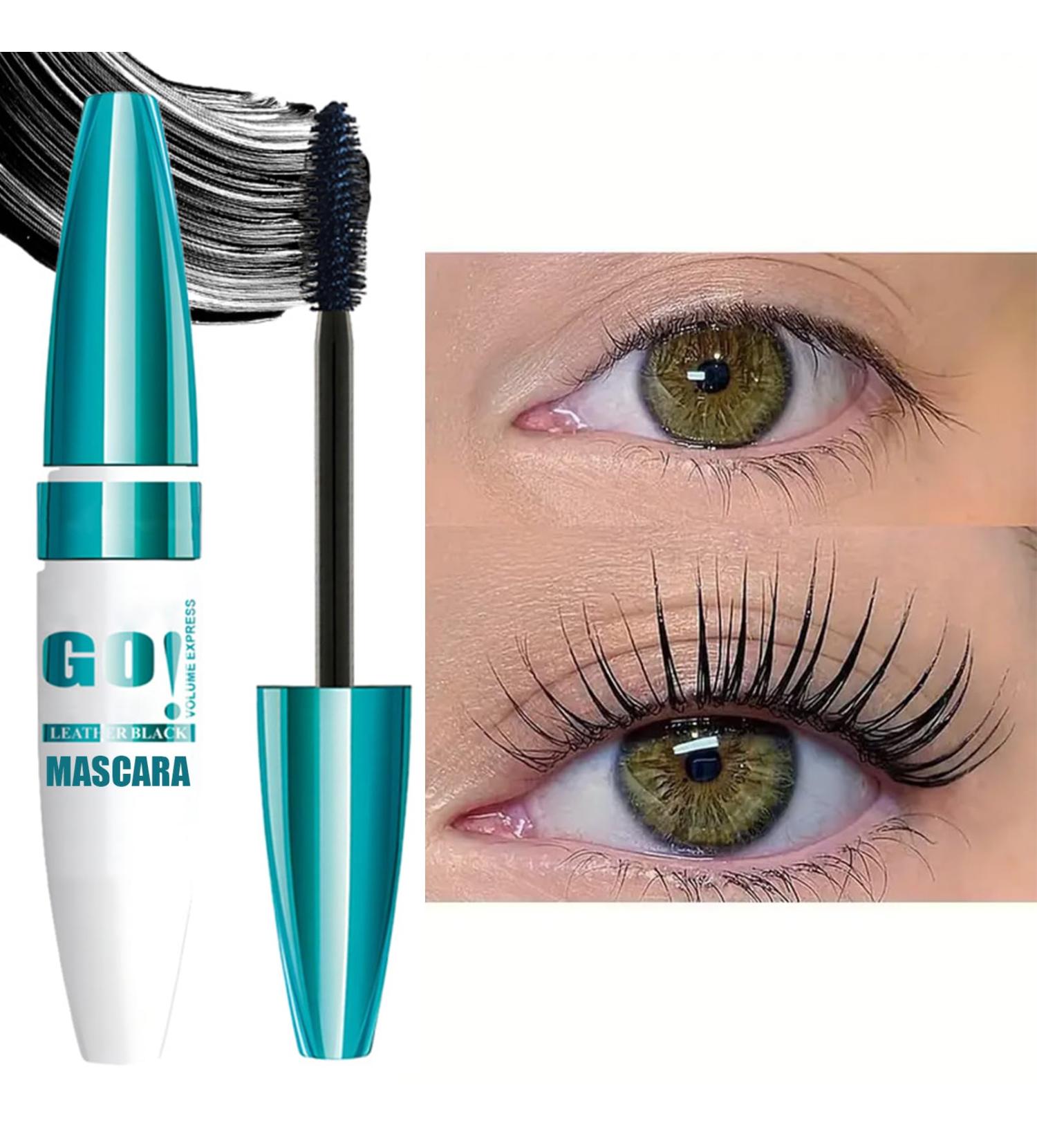  EONFAVE Waterproof Mascara 5D Black for Definition and Volume Long Lasting and Rub Resistant Mascara Volumizing Eye Makeup False Eyelashes Effect - Buy Online on GoSupps.com