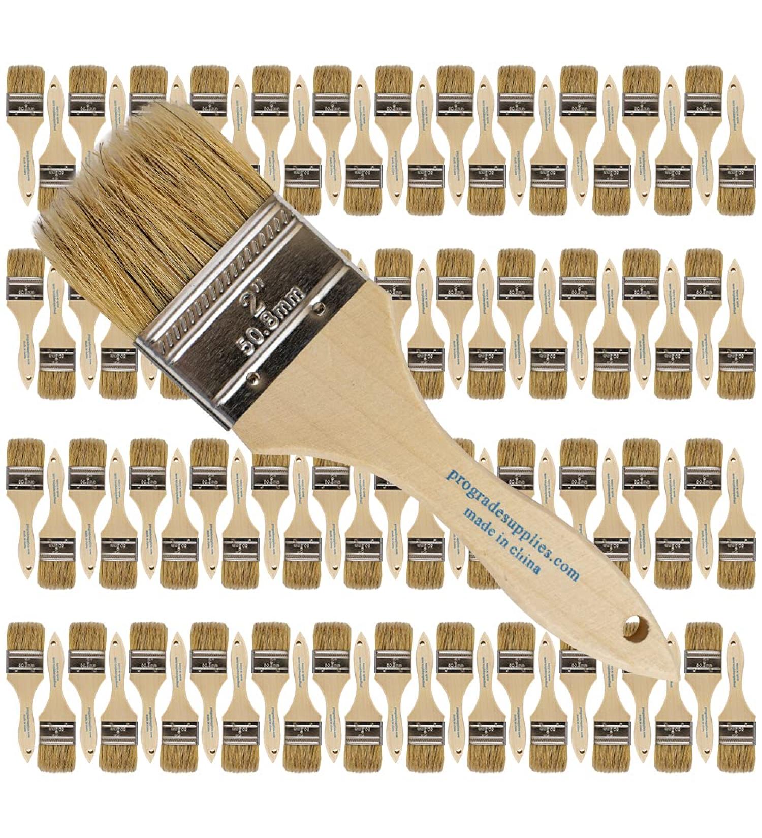 Pro Grade - Chip Paint Brushes - 96 Ea 2 Inch Chip Paint Brush 2 - Buy Online on GoSupps.com