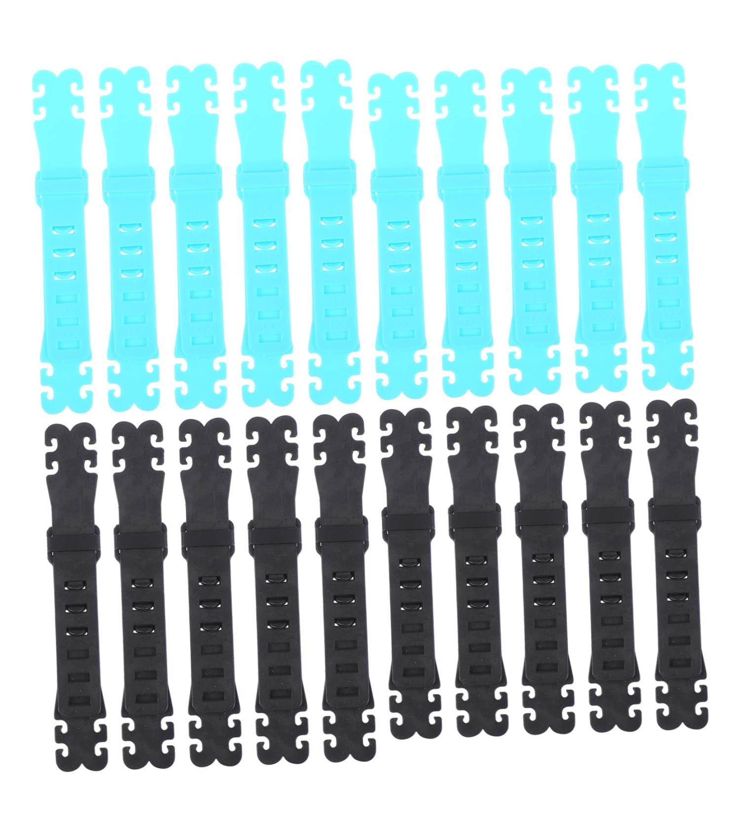 FOMIYES 60 STK Mask Accessories - Ear Strap Lanyards Clips and Extensions for Comfortable Wear | International Shipping Available - Buy Online on GoSupps.com