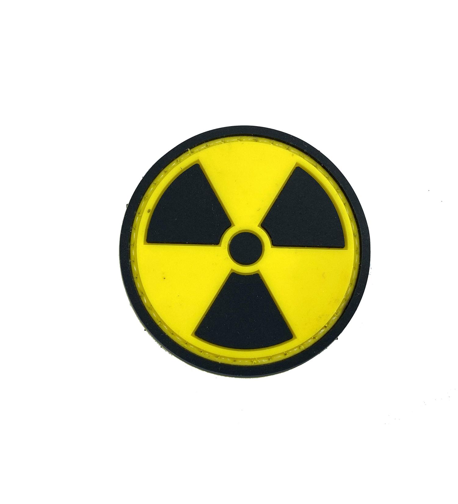 Atomic Radioactive Yellow PVC Airsoft Paintball Velcro Patch - Unique Squad Emblem for Tactical Gear - Buy Online on GoSupps.com