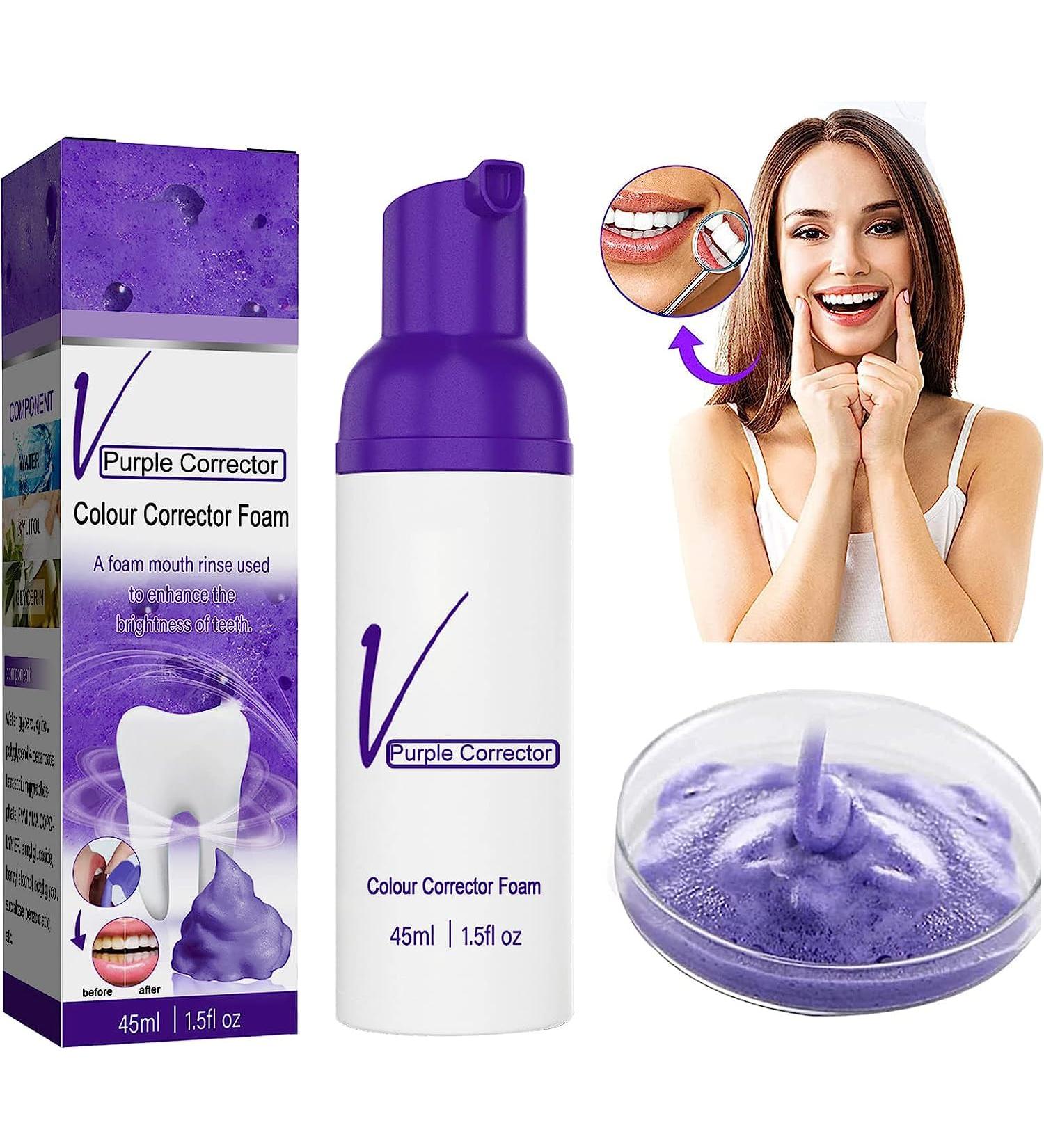 Buy V34 Purple Toothpaste for Whitening & Gum Repair | 45ml - Effective Bleaching for White Teeth - Buy Online on GoSupps.com