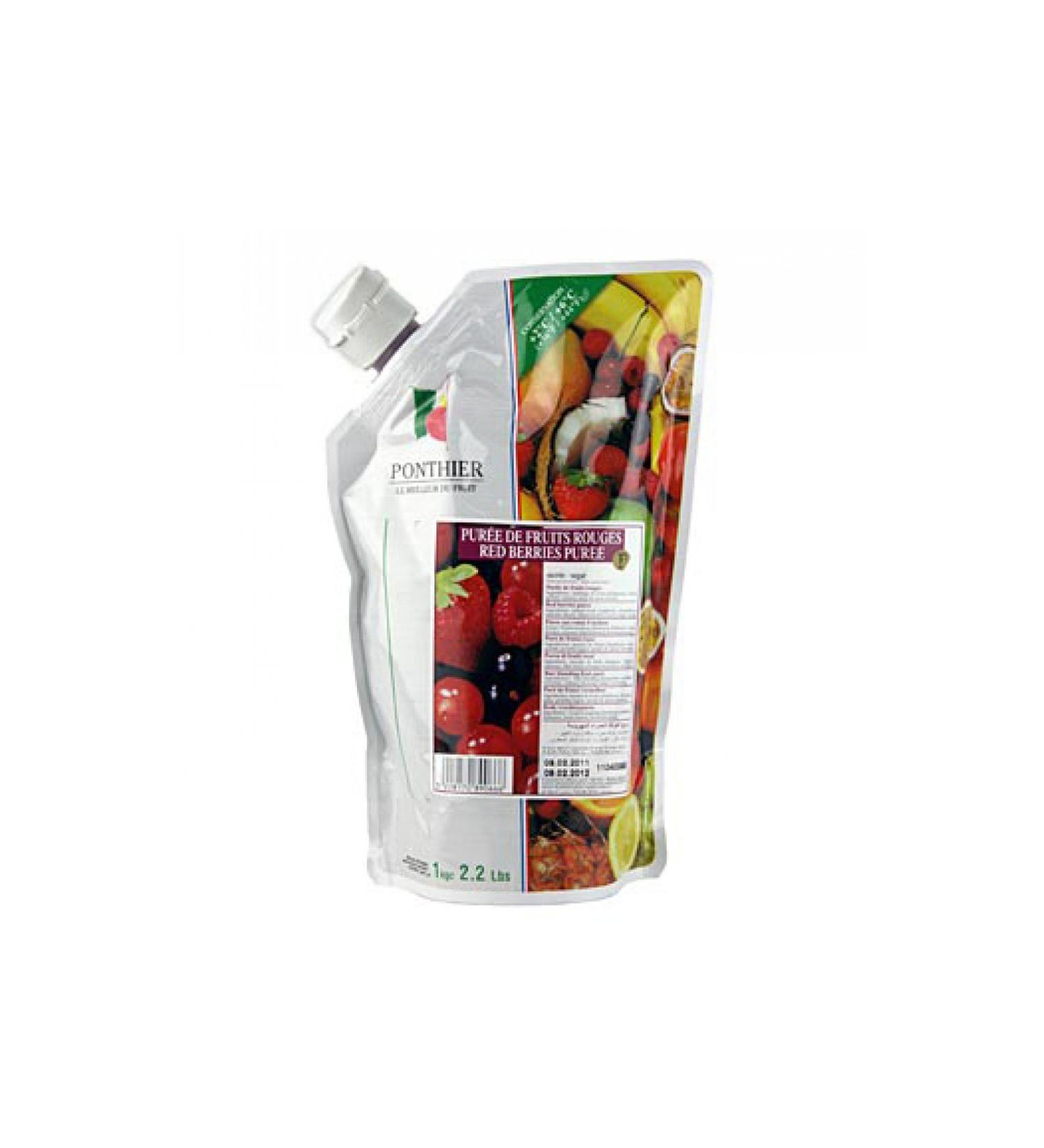 PONTHIER SAS Pureed Red Fruit 13% Sugar 1kg