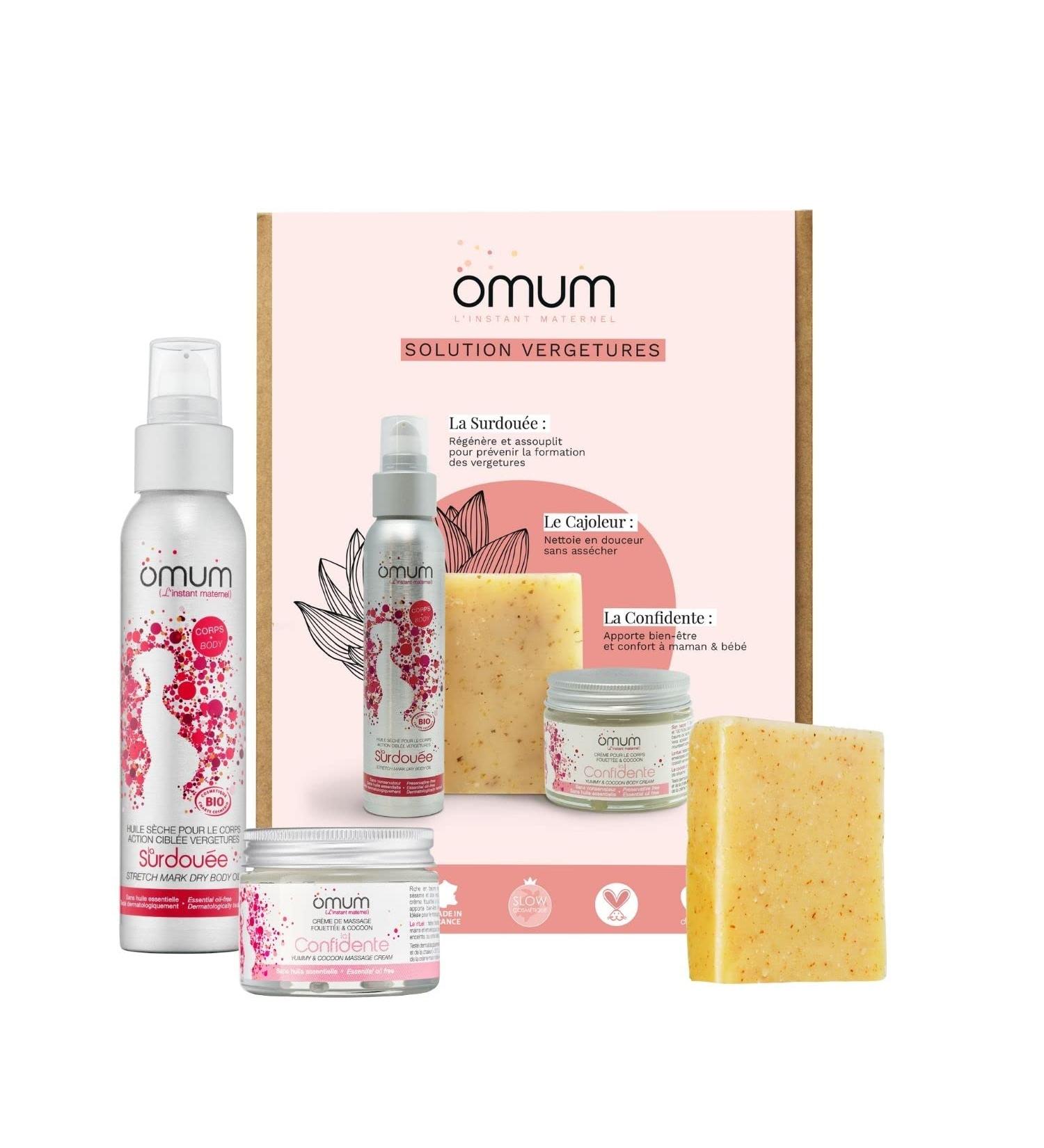 Omum - Stretch Mark Solution Box for Future Moms - Pregnancy & Breastfeeding - Organic - Buy Online on GoSupps.com