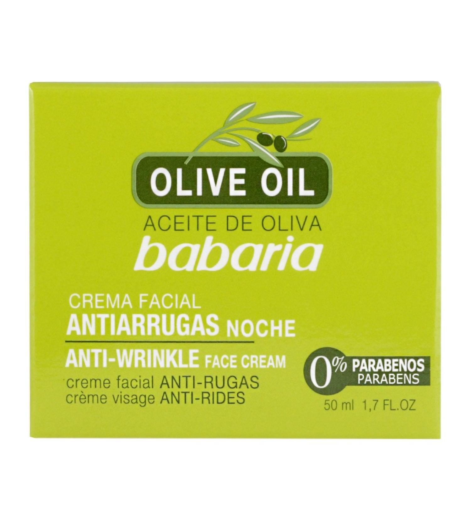 Babaria Anti-Wrinkles Face Cream with Olive oil - 50 ml - Buy Online on GoSupps.com