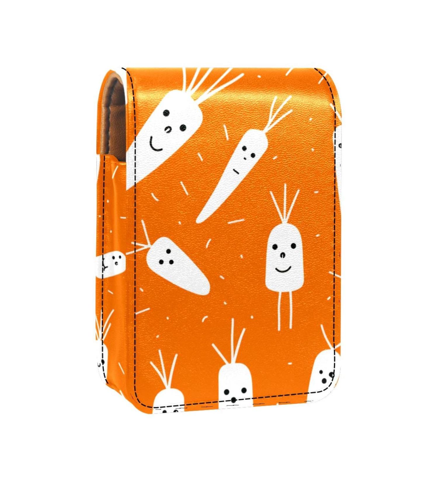 Buy Leather Lipstick Case Organizer with Mirror - Mini Lip Gloss Holder Bag | International Shipping Available - Buy Online on GoSupps.com