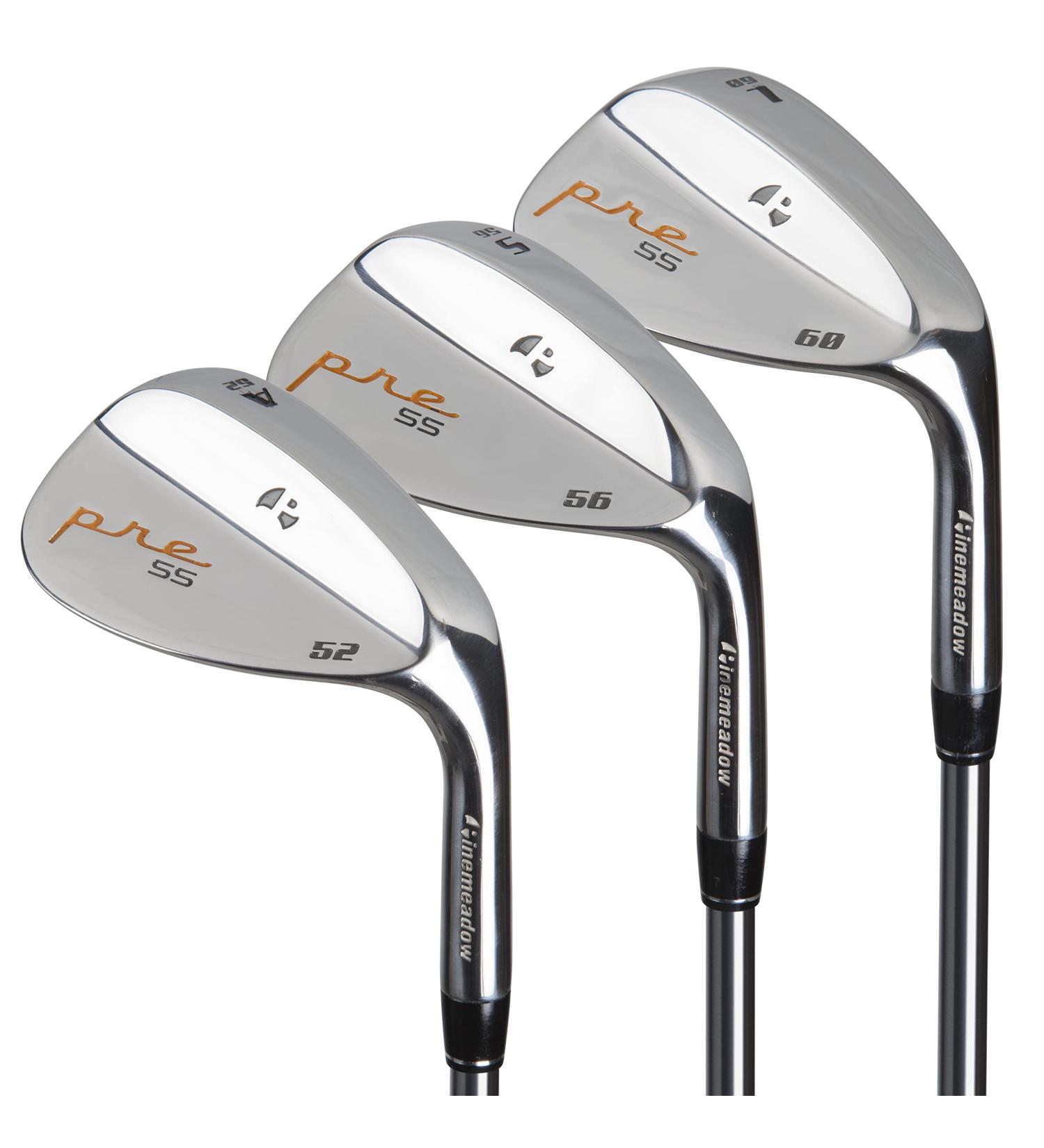 Pinemeadow Pre 3 Wedge Pack | Right-Handed | Steel Regular | 52/56/60 Degrees - Buy Online on GoSupps.com