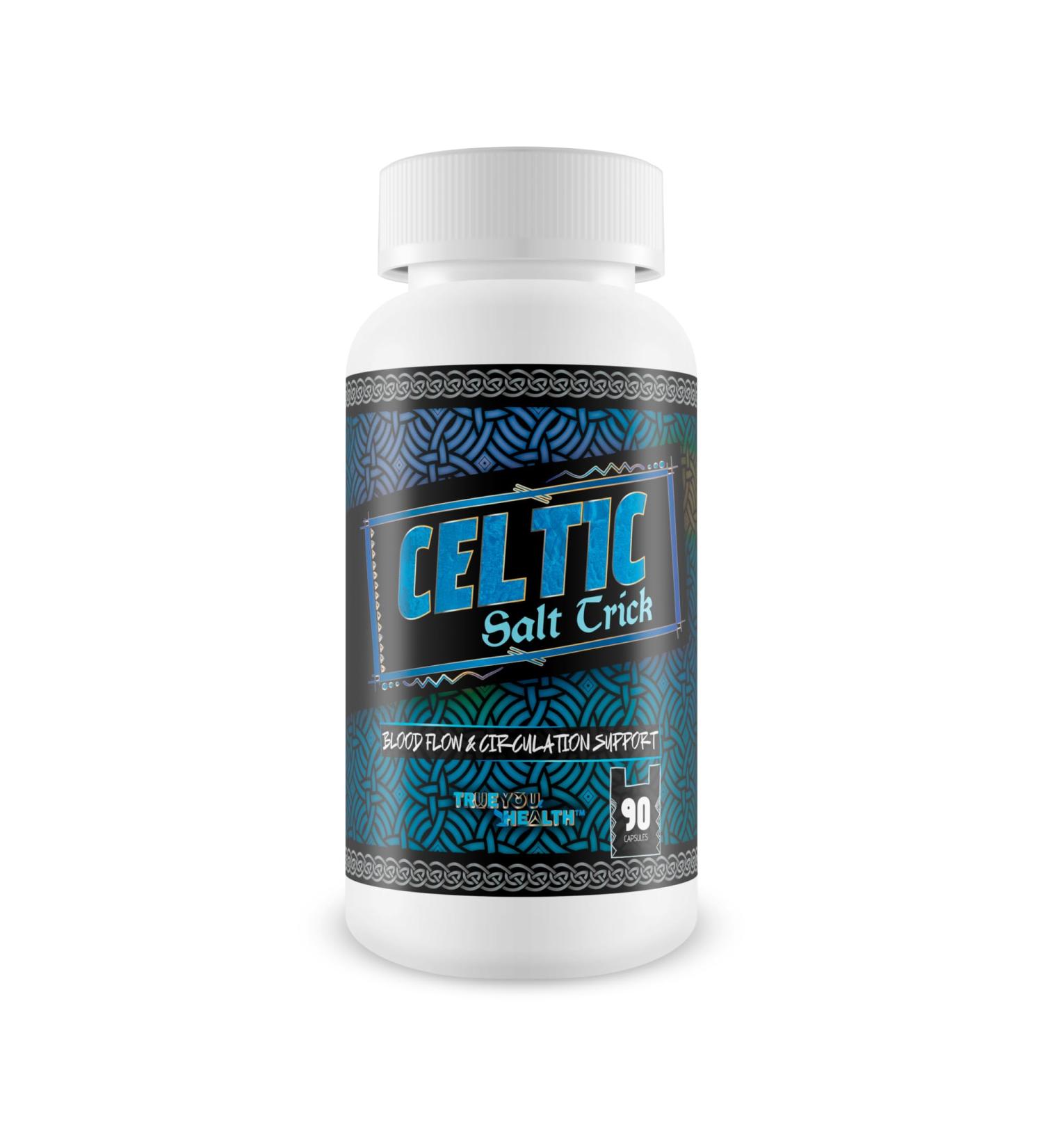 Celtic Salt Trick for Blood Flow - Improved Formula - Our Best Blood Circulation Supplements for Men - Increase Blood Flow Care Blood Circulation Pills - Advanced Blood Flow Support - Buy Online on GoSupps.com