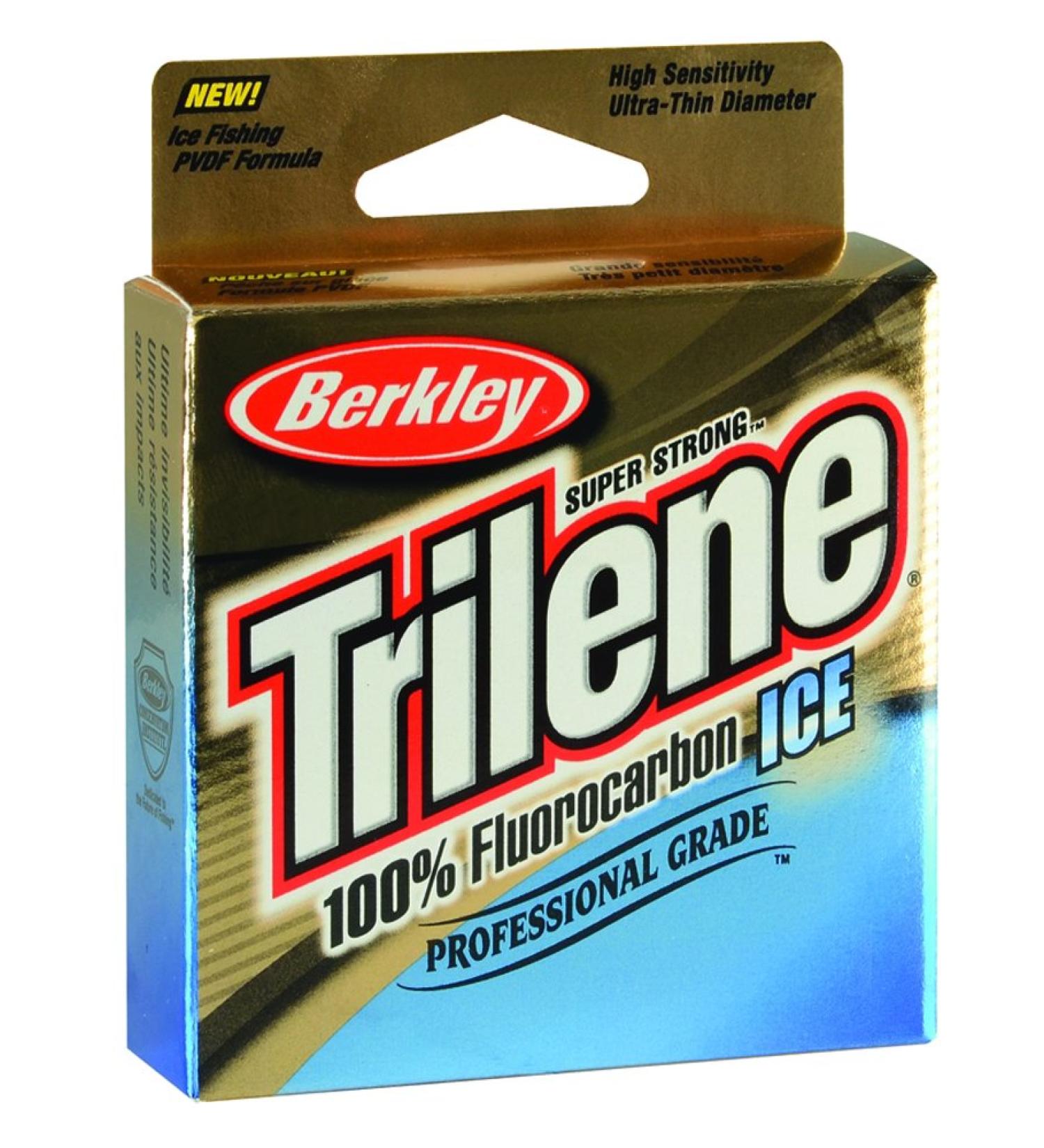 Berkley Trilene 100% Fluorocarbon Ice Clear 3lb 75yd Fishing Line - Ideal for Freshwater Fishing - Buy Online on GoSupps.com