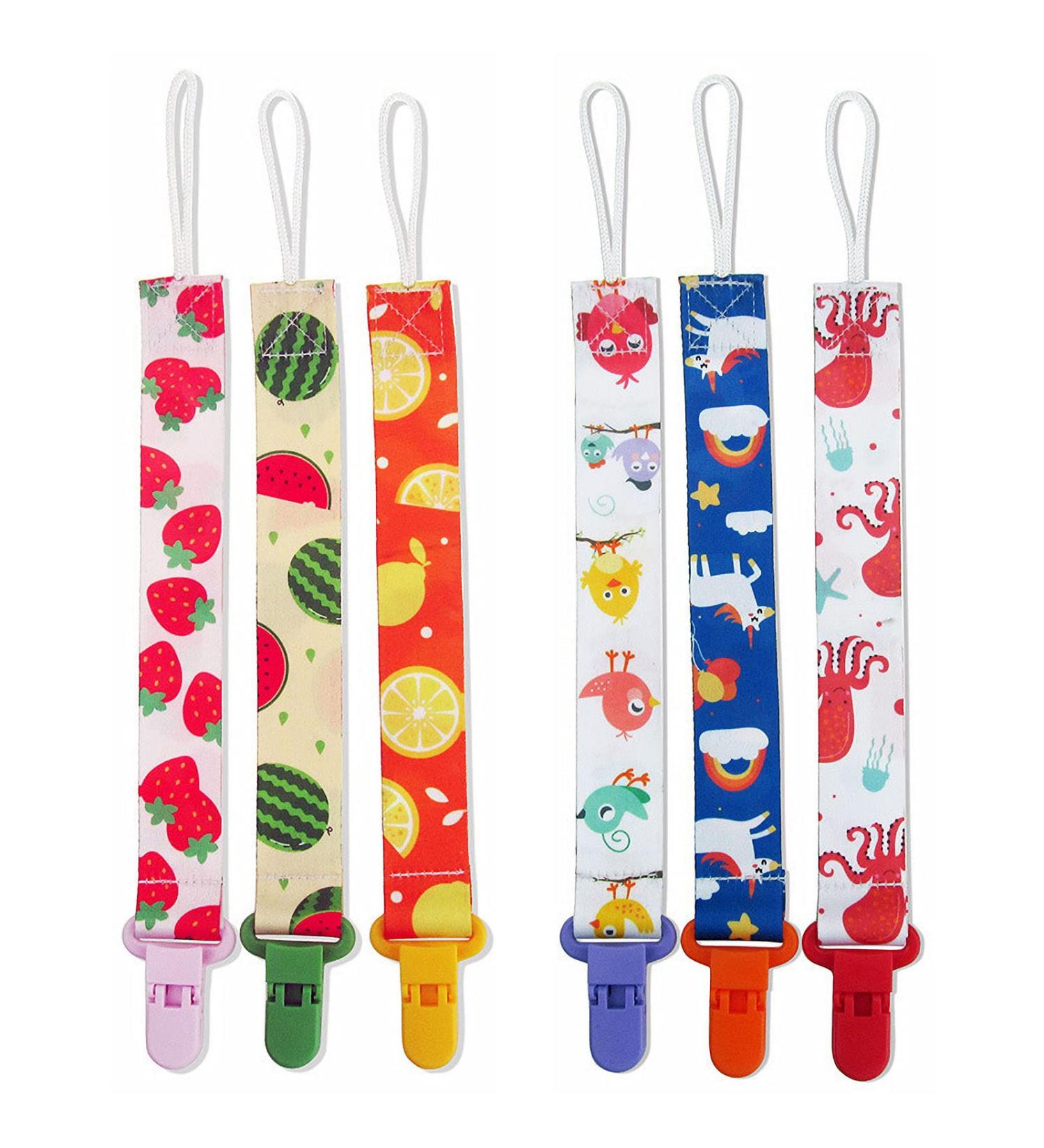 Hoalla 6-Pack Dummy Clip Set for Girls | Versatile Schnuller Halter & Pacifier Clips | Perfect for Baby Teeth Toys & Newborn Essentials - Buy Online on GoSupps.com