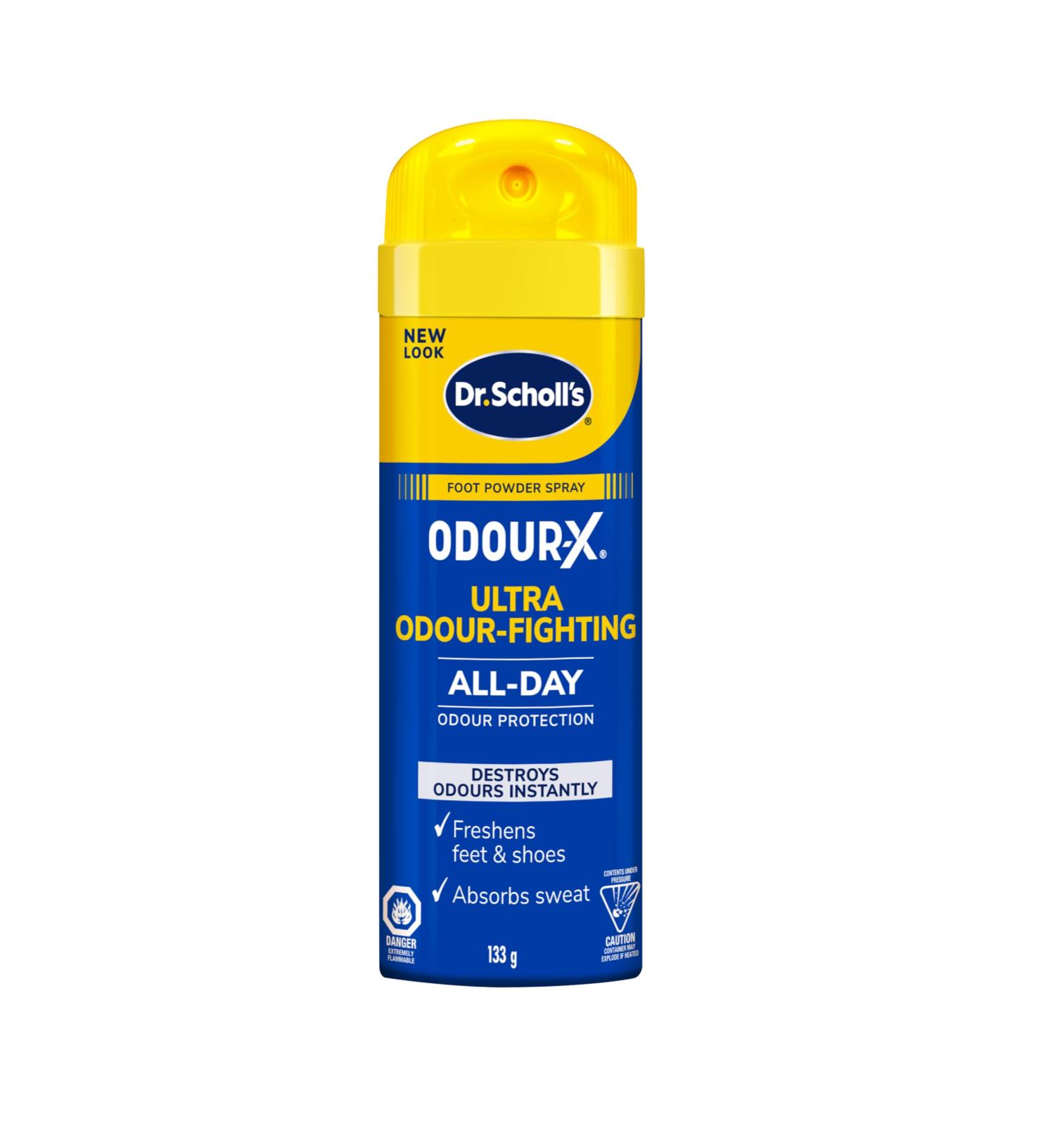 Dr. Scholl's Odour Destroyers All day Spray Powder 133 g (Packaging May Vary) Fresh 133 g (Pack of 1) - Buy Online on GoSupps.com