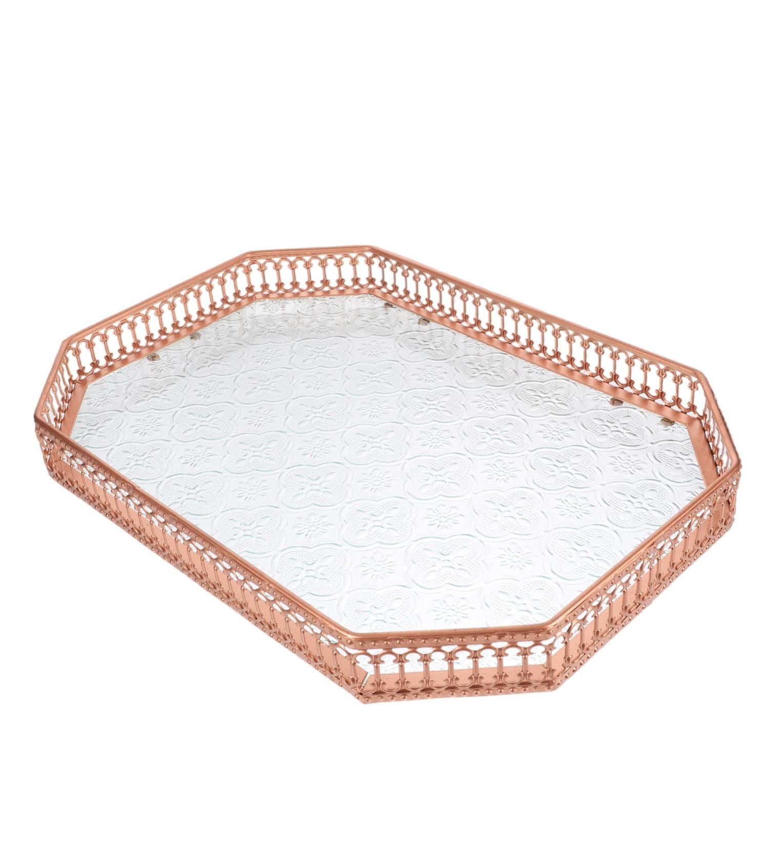 KICHOUSE Container Candy for Food Serving Party Platter Holder Coffee Storage Tea Fruit Exquisite Dish 28.5X20X3CM As Shown 2 - Buy Online on GoSupps.com