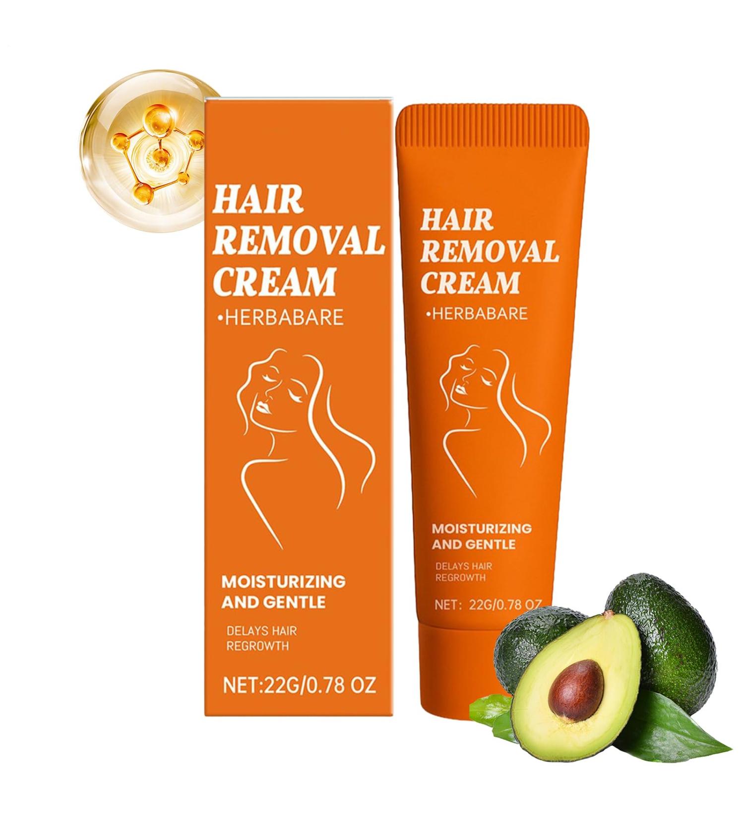 Facial Hair Removal Cream - 22g Gentle and Soothing | Gentle and Soothing Facial Lotion for Hair Removal For Women and Girls Daily Home Use Long-Term Nighttime Use - Buy Online on GoSupps.com
