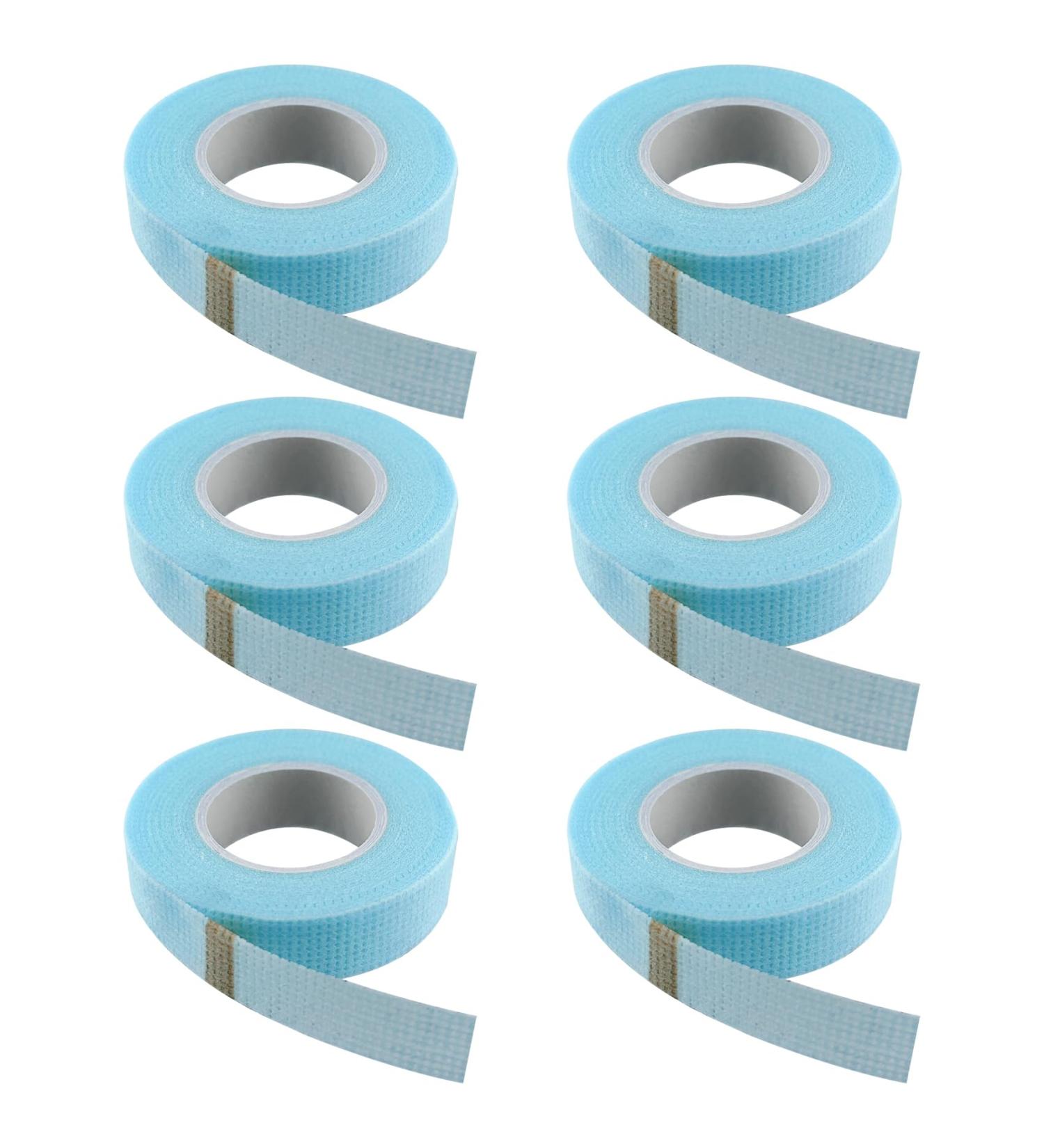 Buy 6 Rolls Adhesive Eyelash Tape - Micropore Makeup Tape for Lash Extensions | 9m Per Roll (Blue) - International Shipping Available - Buy Online on GoSupps.com