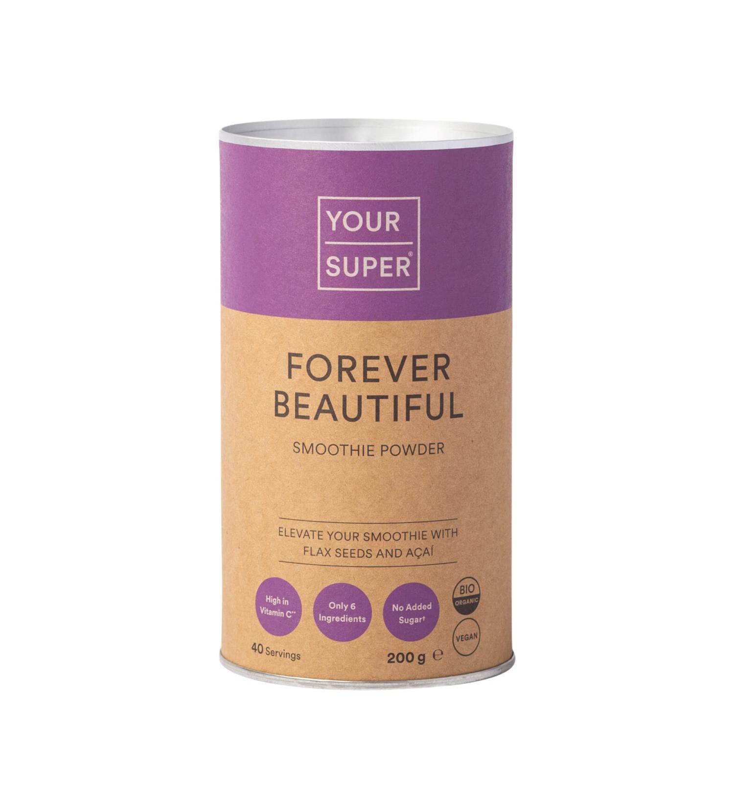 Organic Superfood Powder: Acai Berry Maqui Acerola Cherry Maca Blend - Glowing Skin, Healthy Hair, Hormone Balance - 40 Servings - Buy Online on GoSupps.com