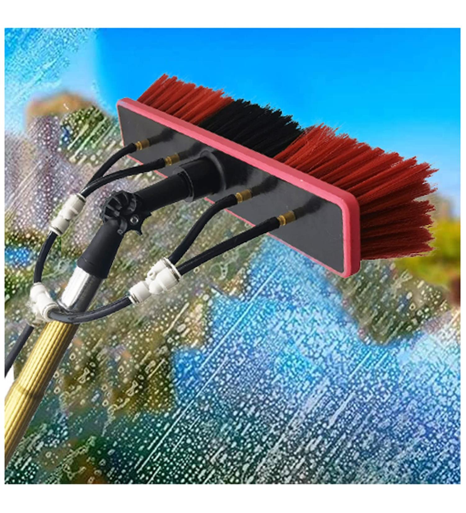 Water Fed Telescopic Pole Water-Fed Telescopic Window Cleaning Pole for Photovoltaic Panel Truck Window Window Glass Wall 35cm Brush Head 9M/30FT - Buy Online on GoSupps.com