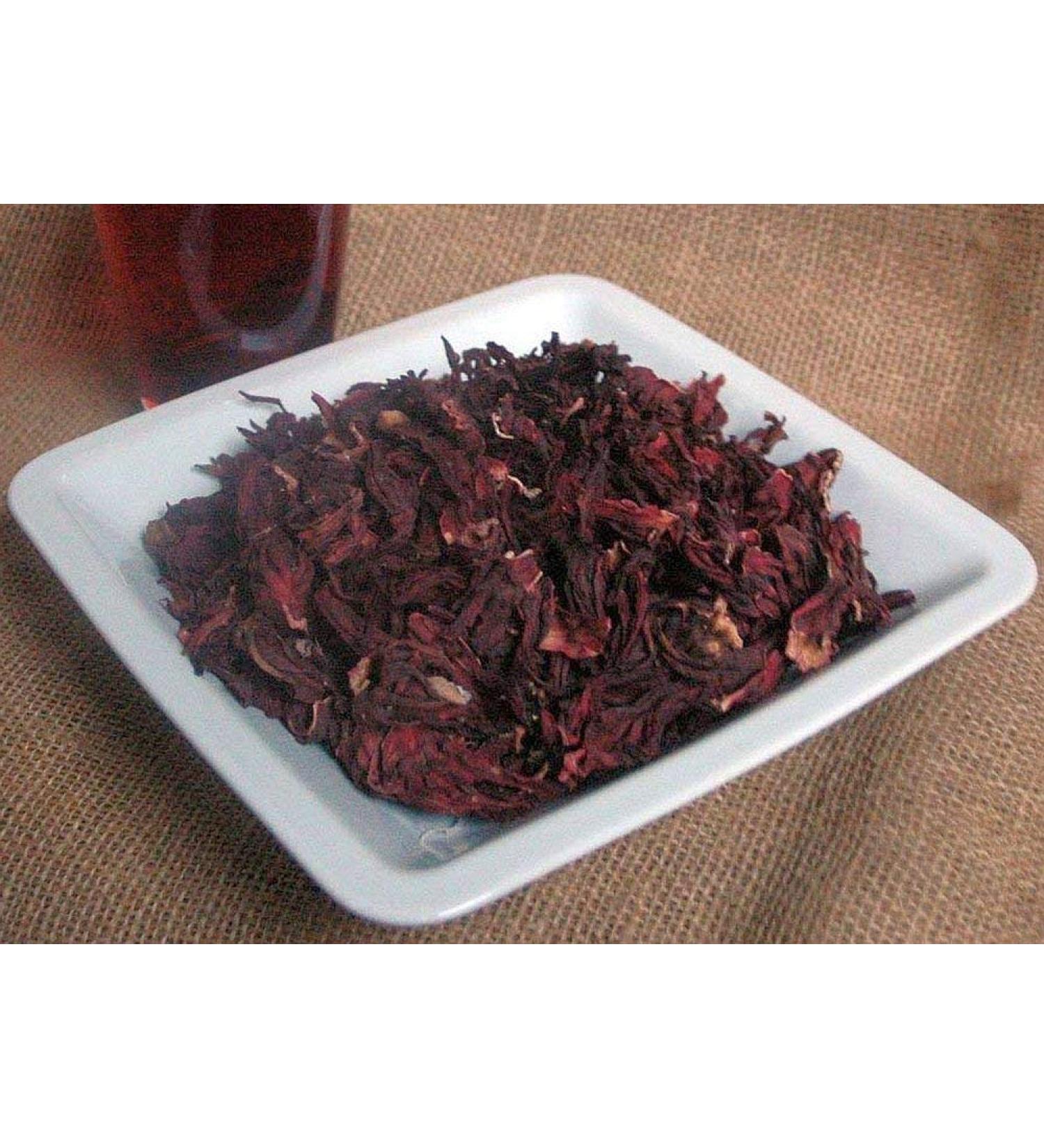 Krauterino24 Krauterino24 - Whole hibiscus flowers - Hibiscus tea (100 g)