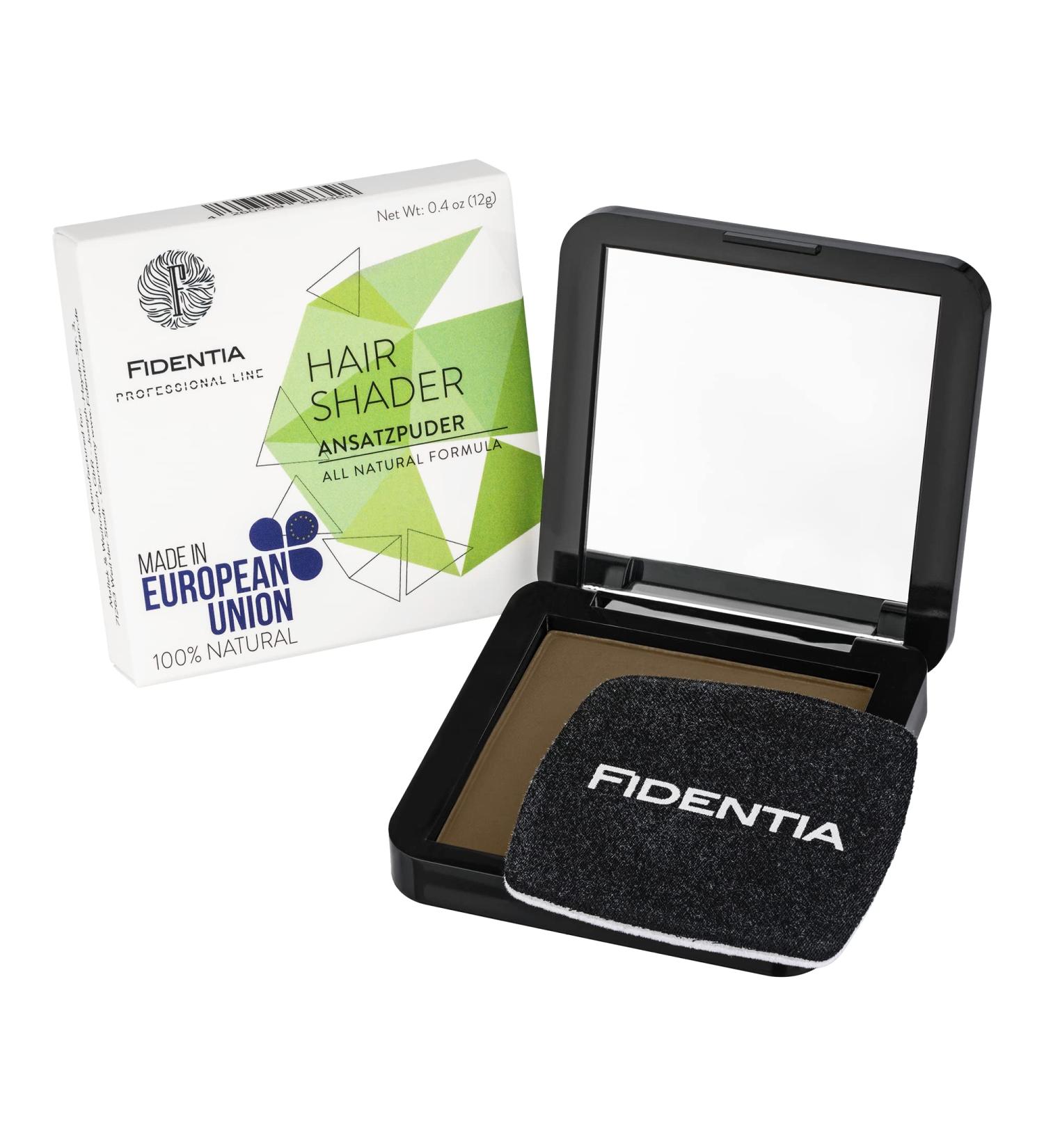 Fidentia Hair Shader | 100% natural Hairline Powder | Root Touch Up - 12g (Medium Brown) - Buy Online on GoSupps.com