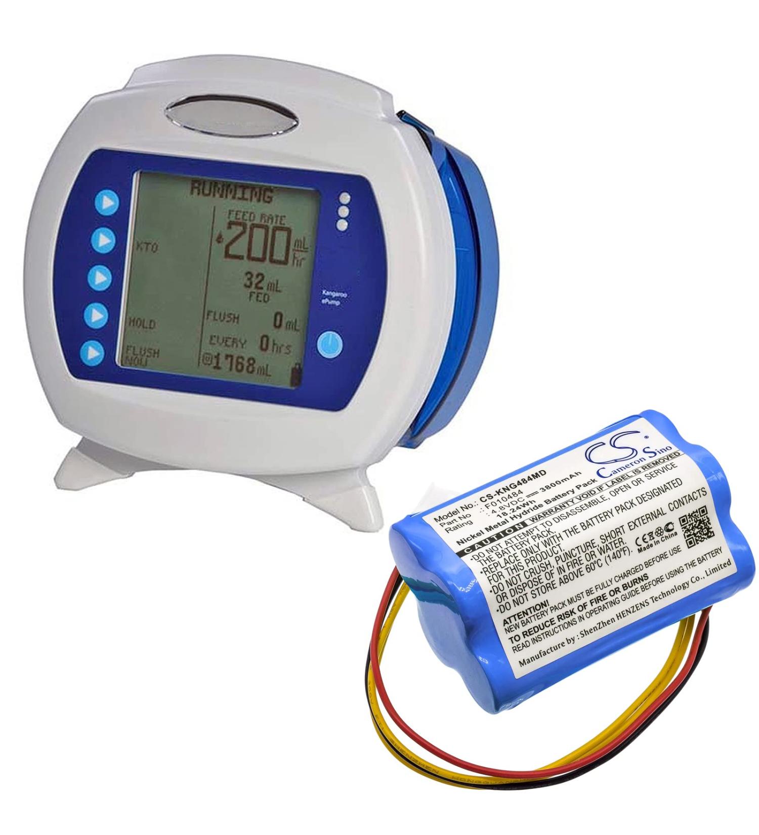 Buy Generic Battery for Covidien Kangaroo ePump - Fits Models 1041411 382400 F010484 - 67.30mm x 46.20mm x 33.80mm - Fast International Shipping - Buy Online on GoSupps.com