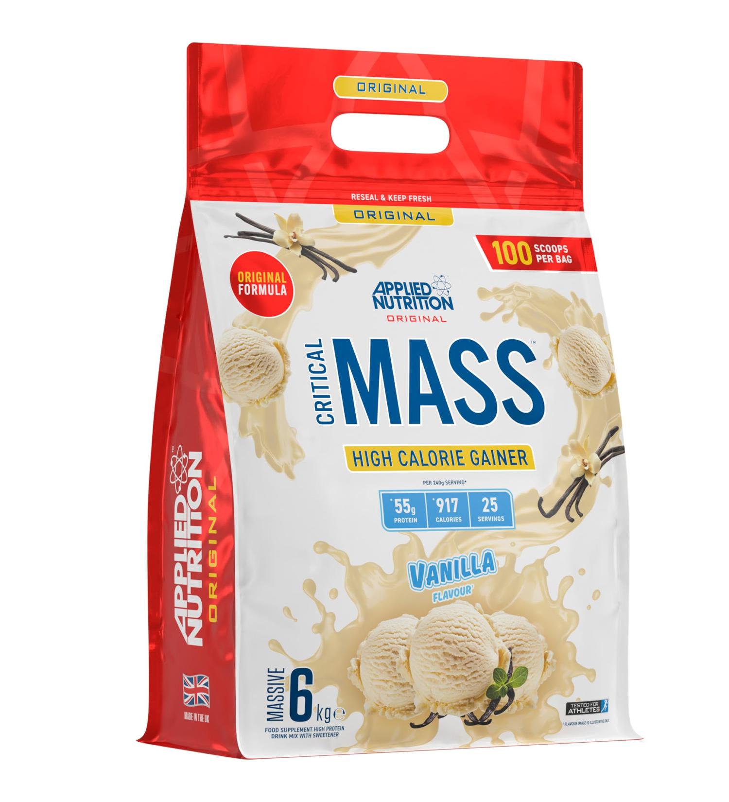 Applied Nutrition Critical Mass Original Vanilla 6Kg - Buy Online on GoSupps.com