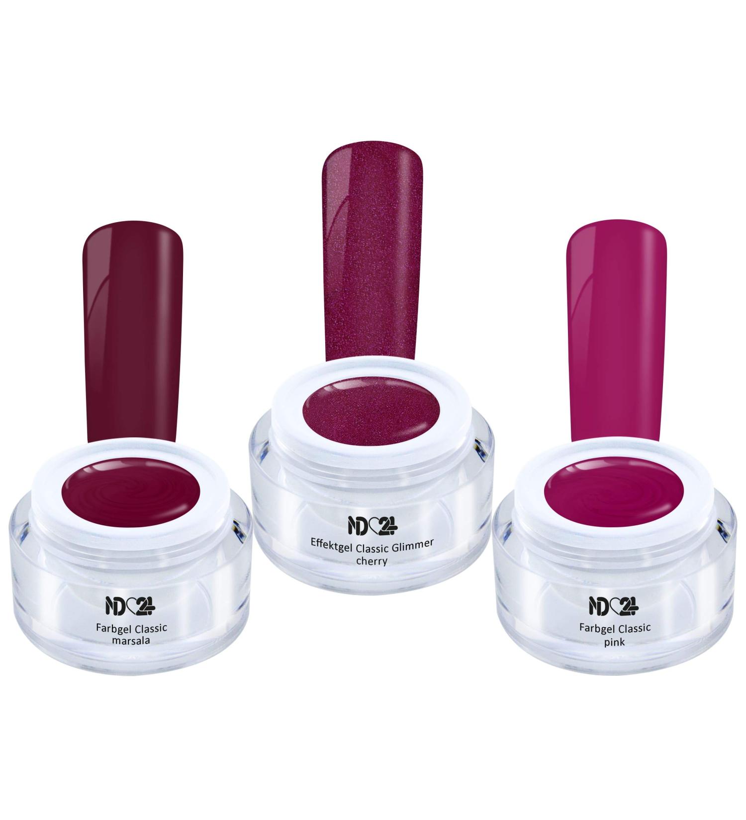 Pretty Mix Collection Set - UV LED Color Effect Gel - Studio Quality - 3 x 5ml - International Shipping - Buy Online on GoSupps.com