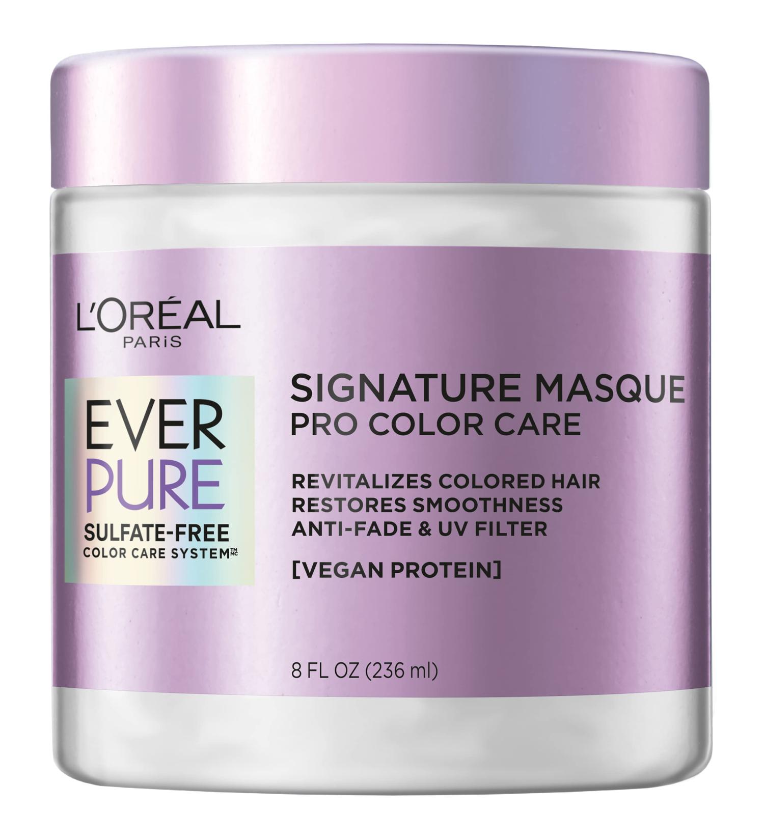 L'Oreal Paris EverPure Sulfate-Free Color Care Hair Mask - 8 fl oz - Buy Online on GoSupps.com