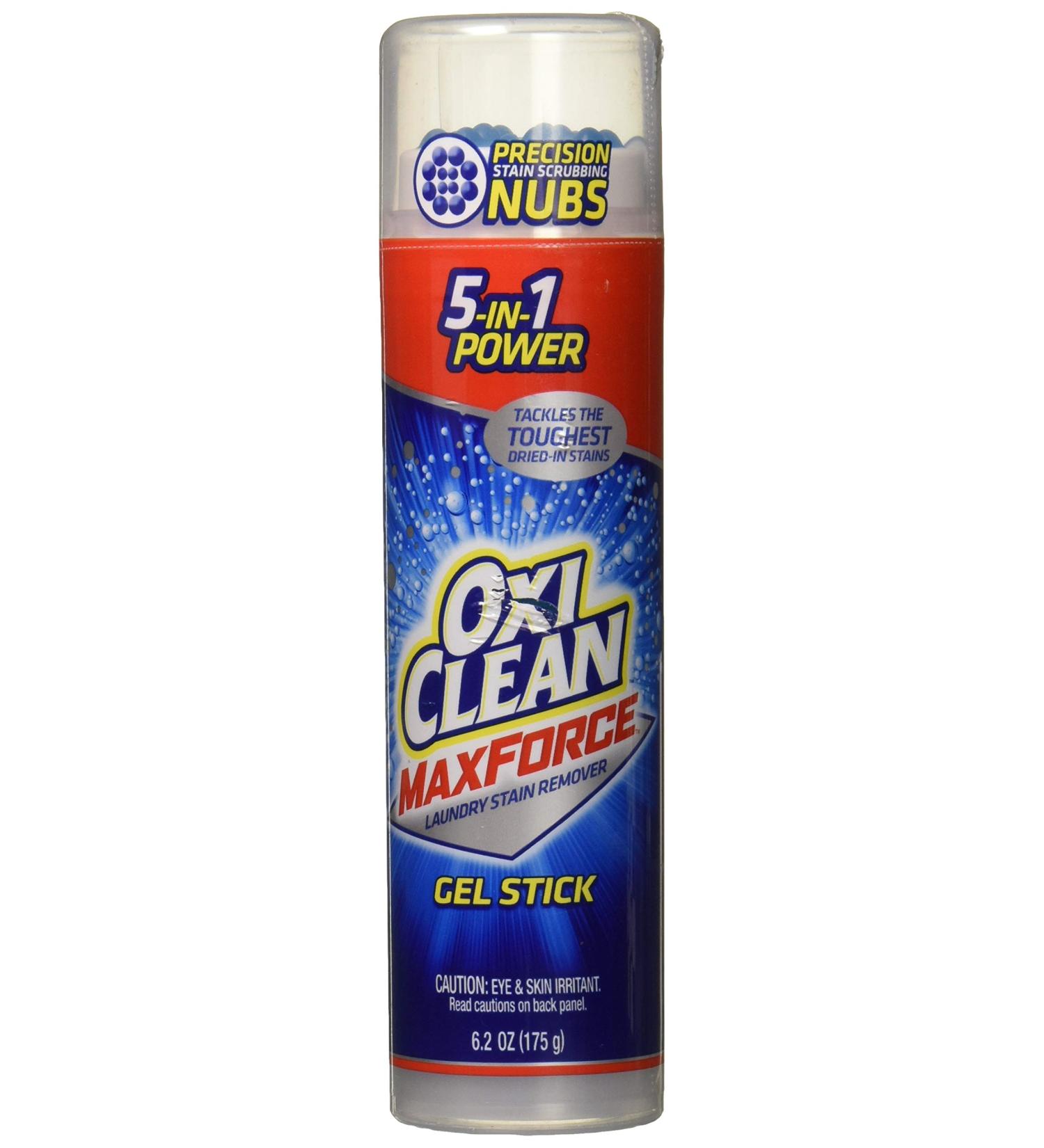 OxiClean MaxForce Gel Stick 6.2 oz - Powerful Stain Remover Stick - Buy Online on GoSupps.com